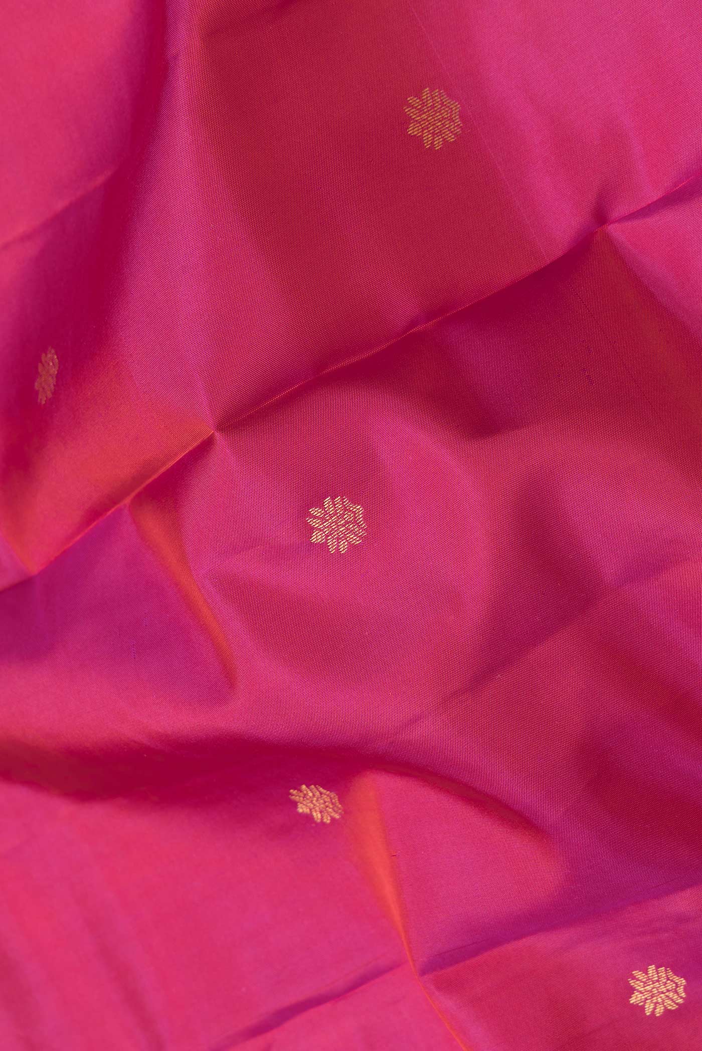 Pink Dual Tone Kanchipuram Silk Saree - Image 2