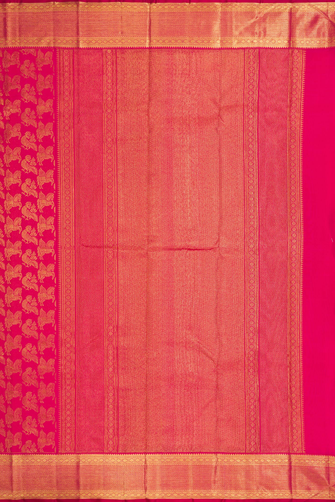 Pink Kanchipuram Silk Saree - Image 7