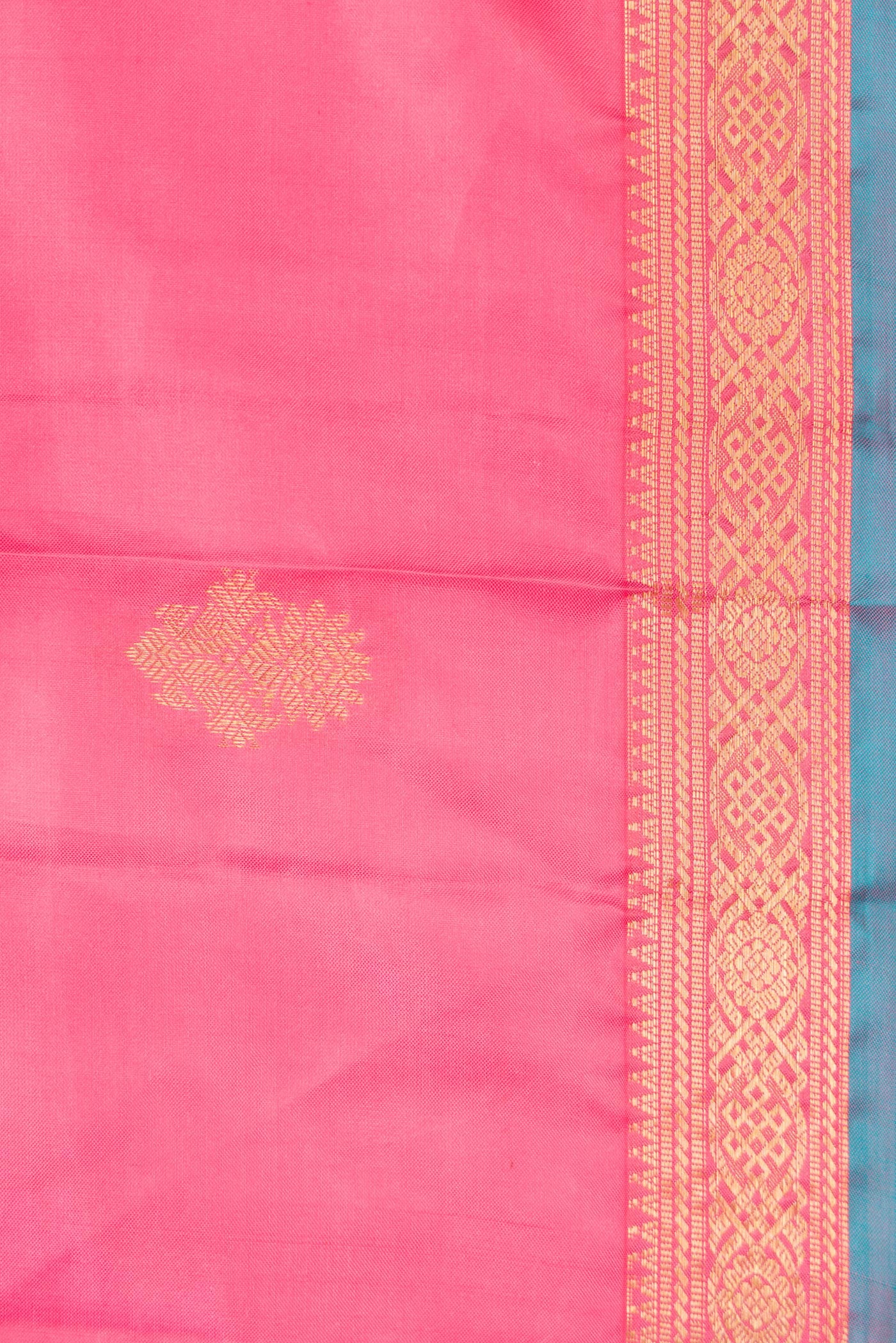 Pink Kanchipuram Silk Saree - Image 3