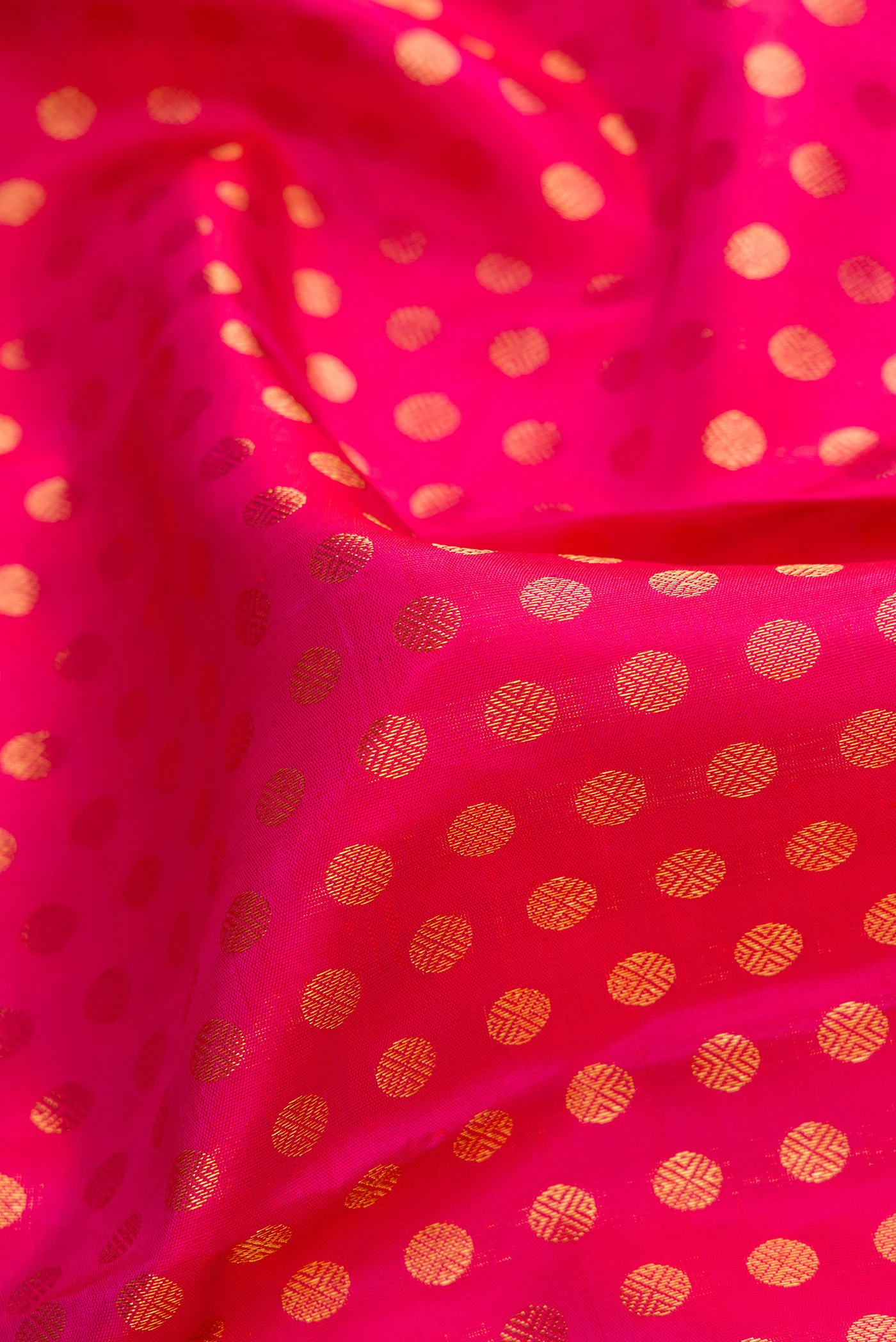 Pink Kanchipuram Silk Saree - Image 2