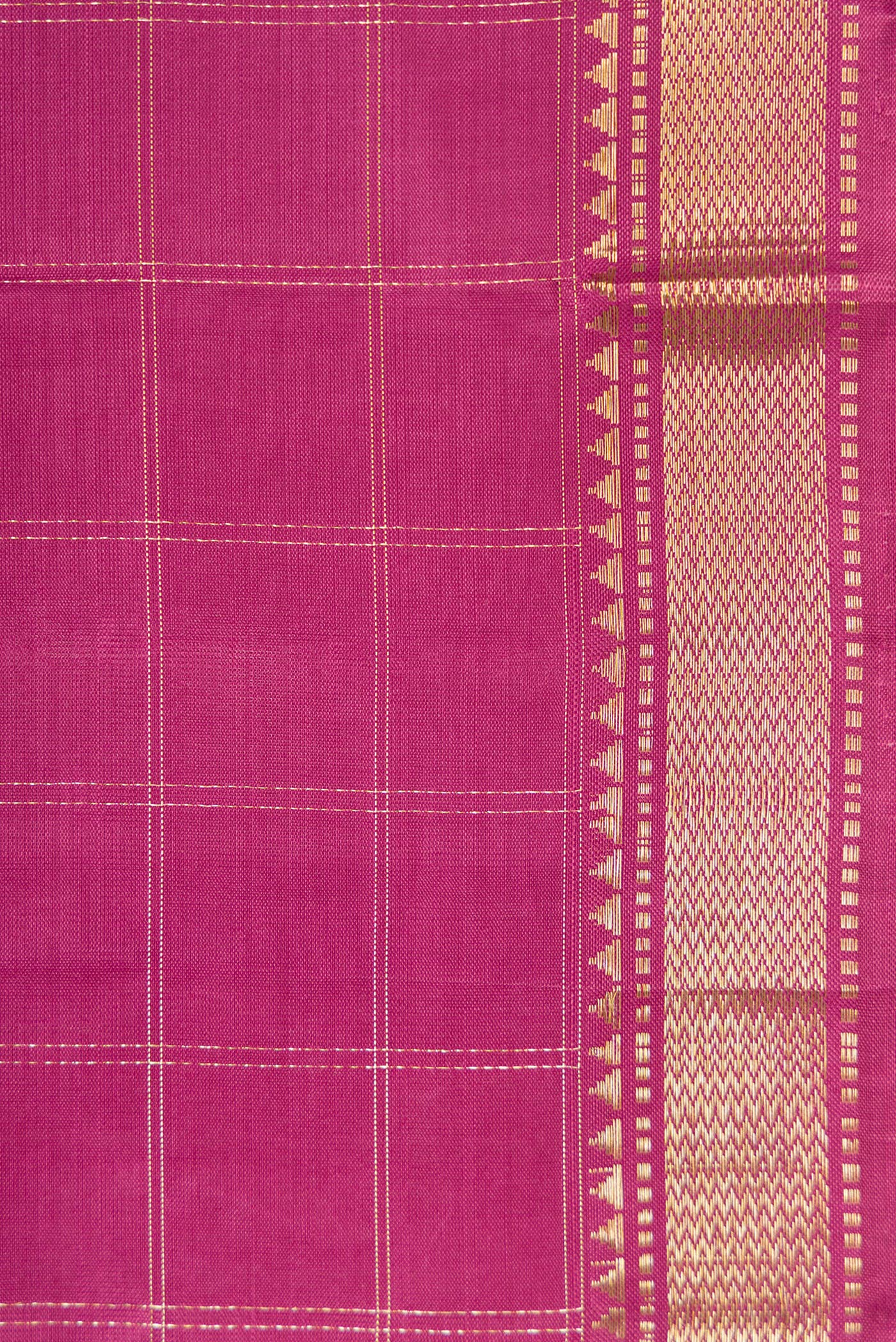 Pink Kanchipuram Silk Saree - Image 3