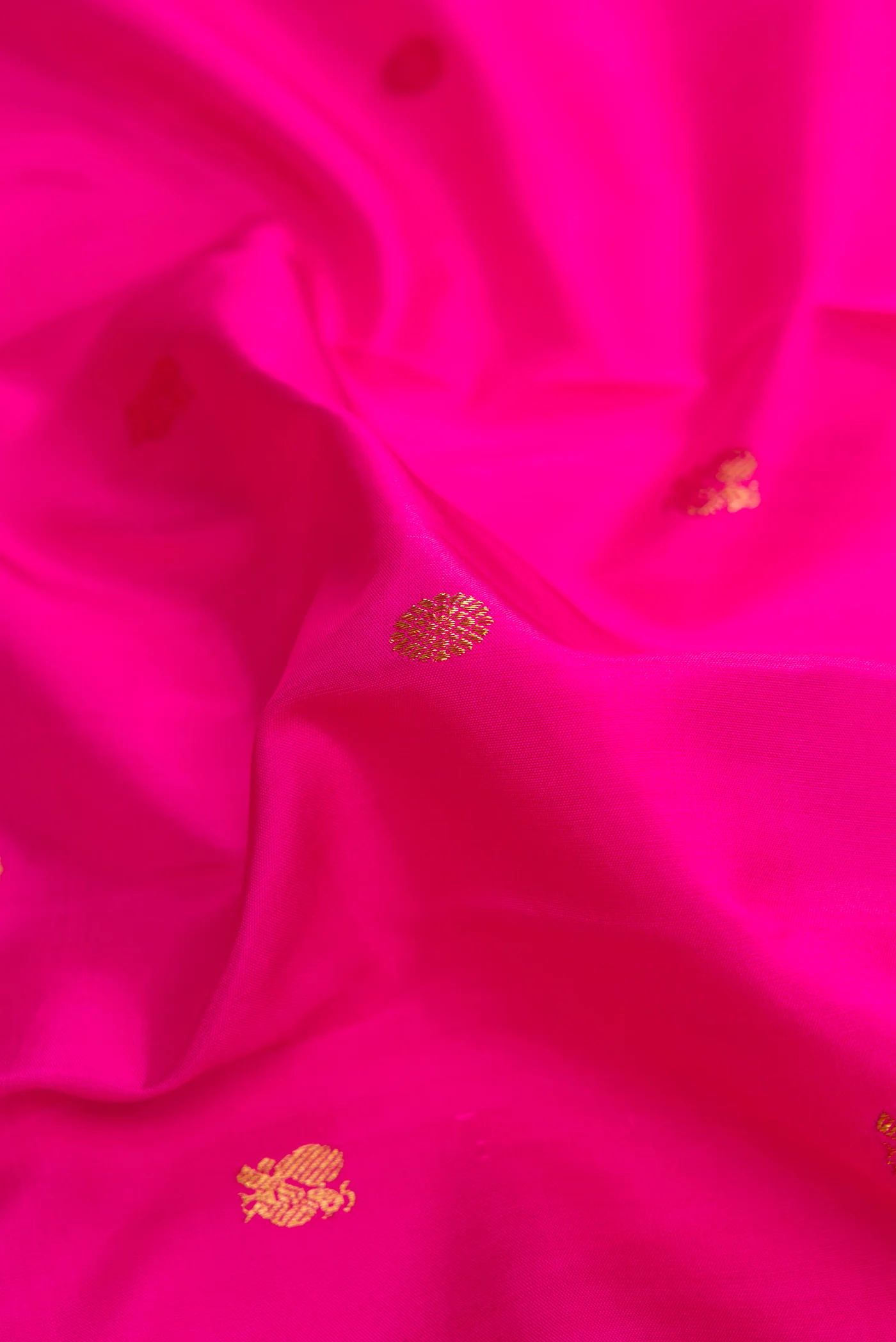 Pink Kanchipuram Silk Saree - Image 2