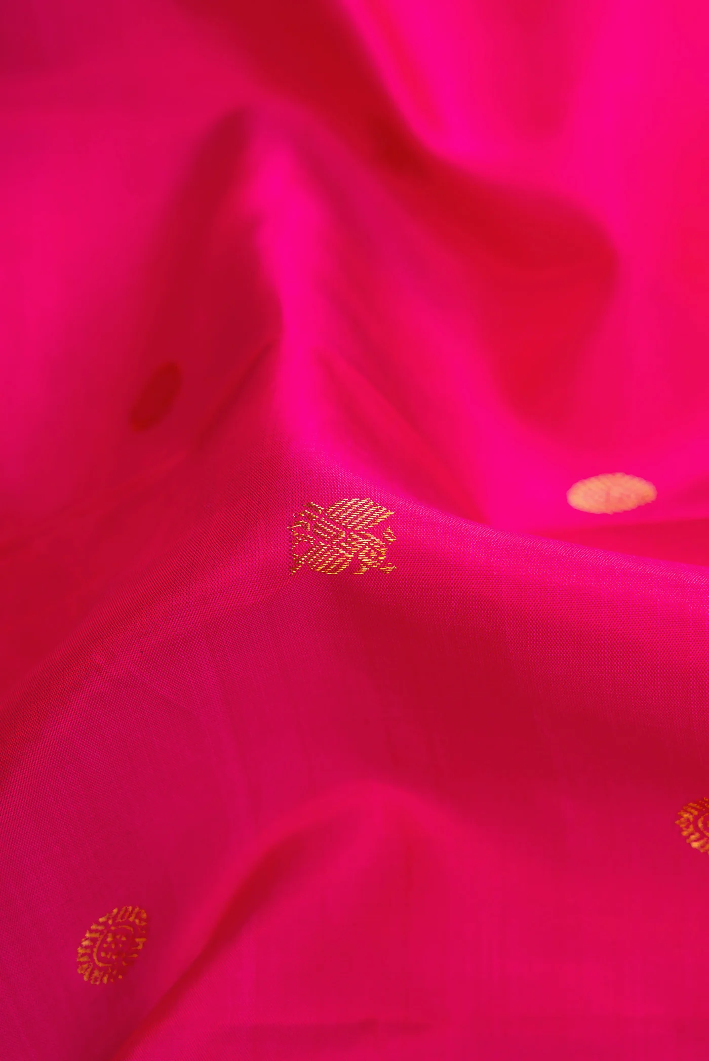Pink Kanchipuram Silk Saree - Image 2