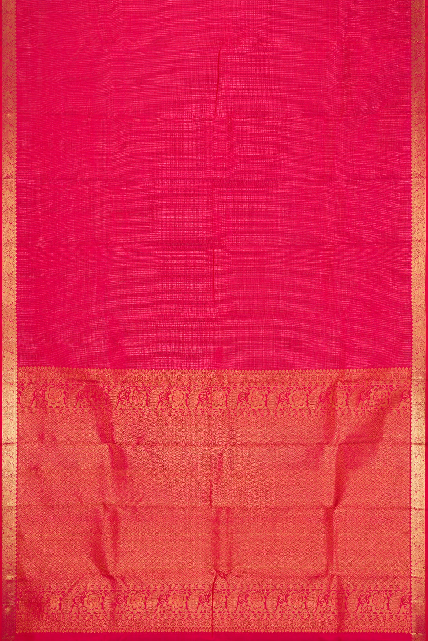 Pink Kanchipuram Silk Saree - Image 6