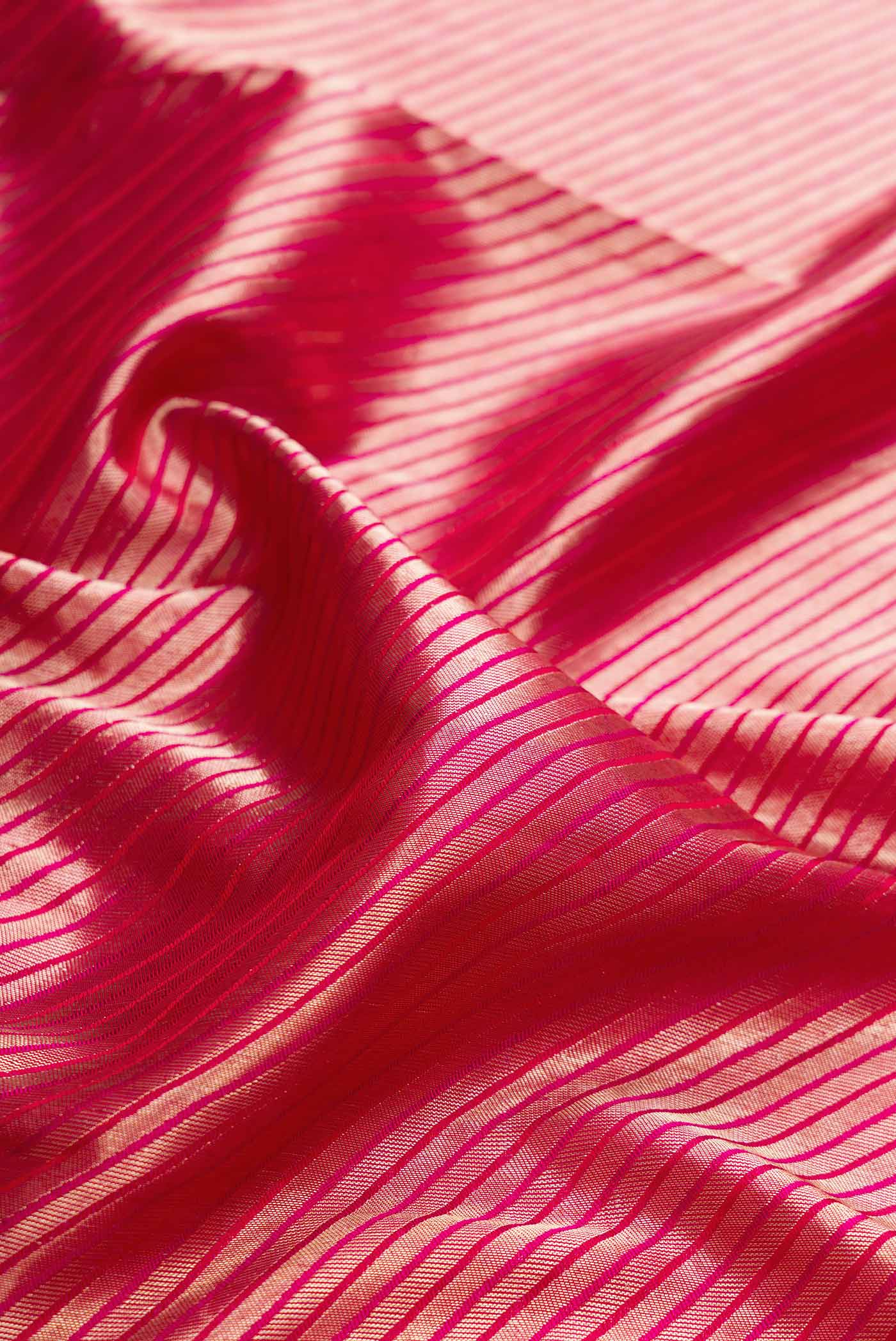 Pink Dual Tone Kanchipuram Silk Saree - Image 2