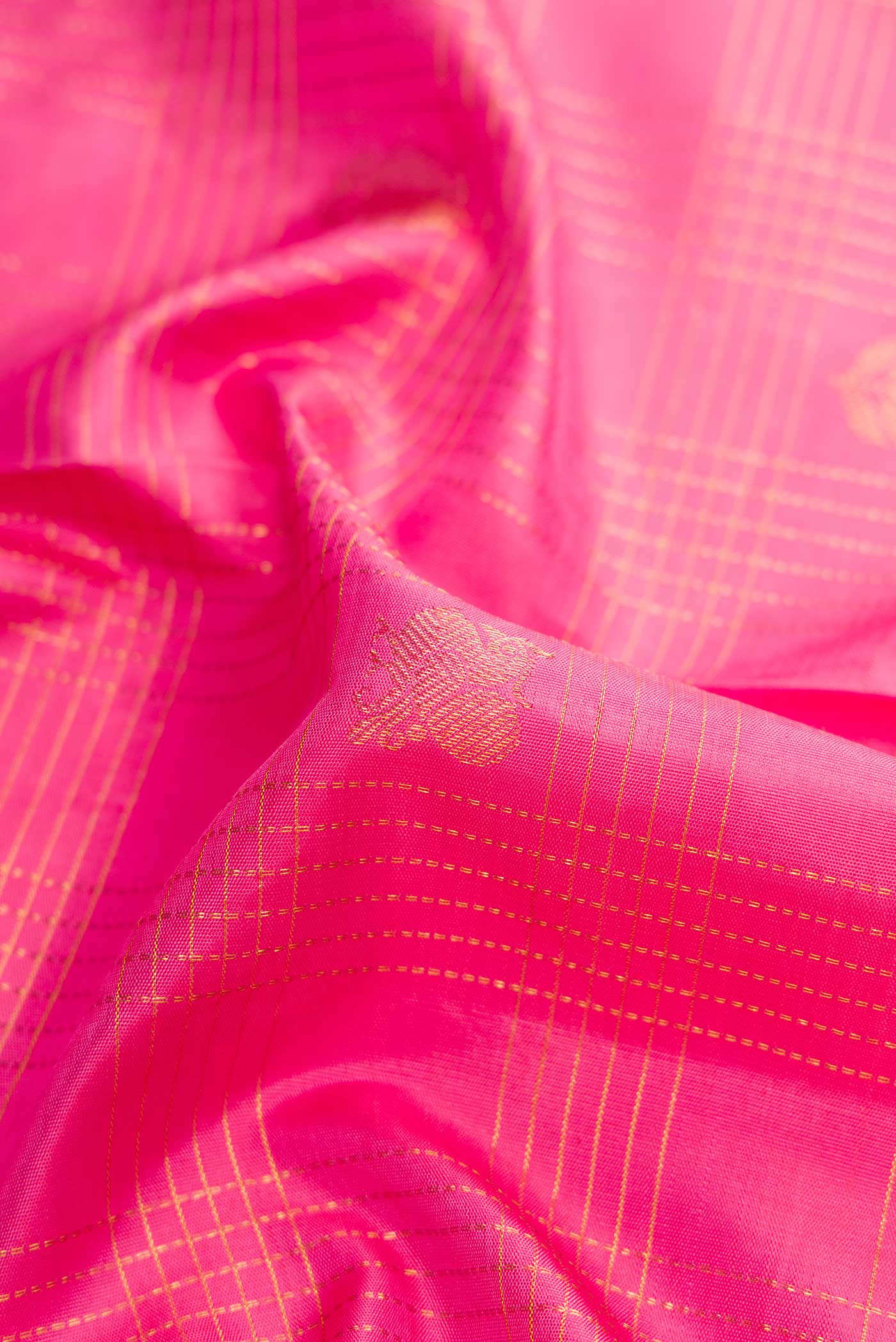 Pink Kanjivaram Silk Saree - Image 2