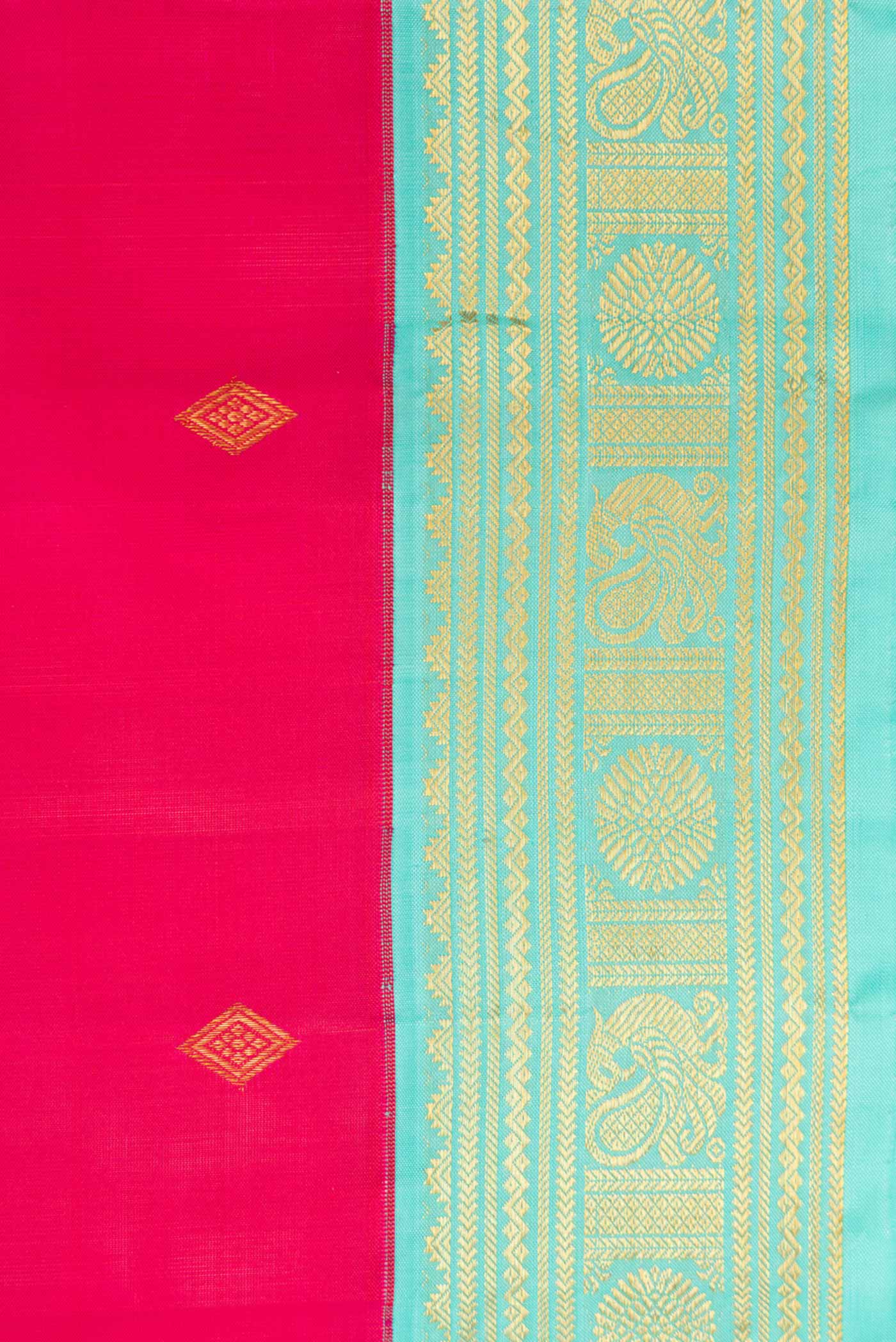 Pink Kanjivaram Silk Saree - Image 3