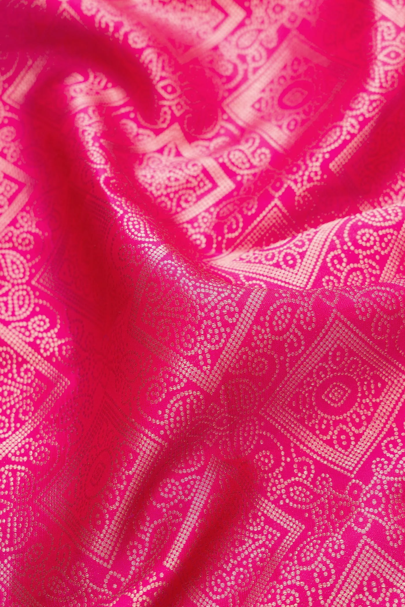 Pink Kanjivaram Silk Saree - Image 2