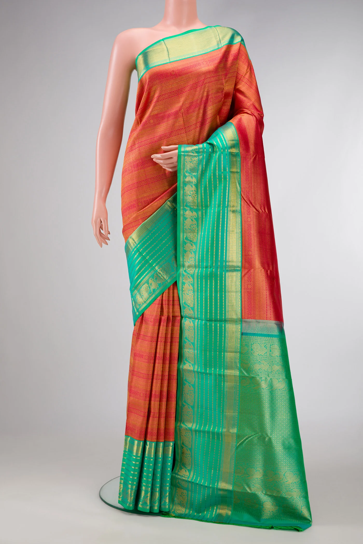 Pink Kanjivaram Silk Saree