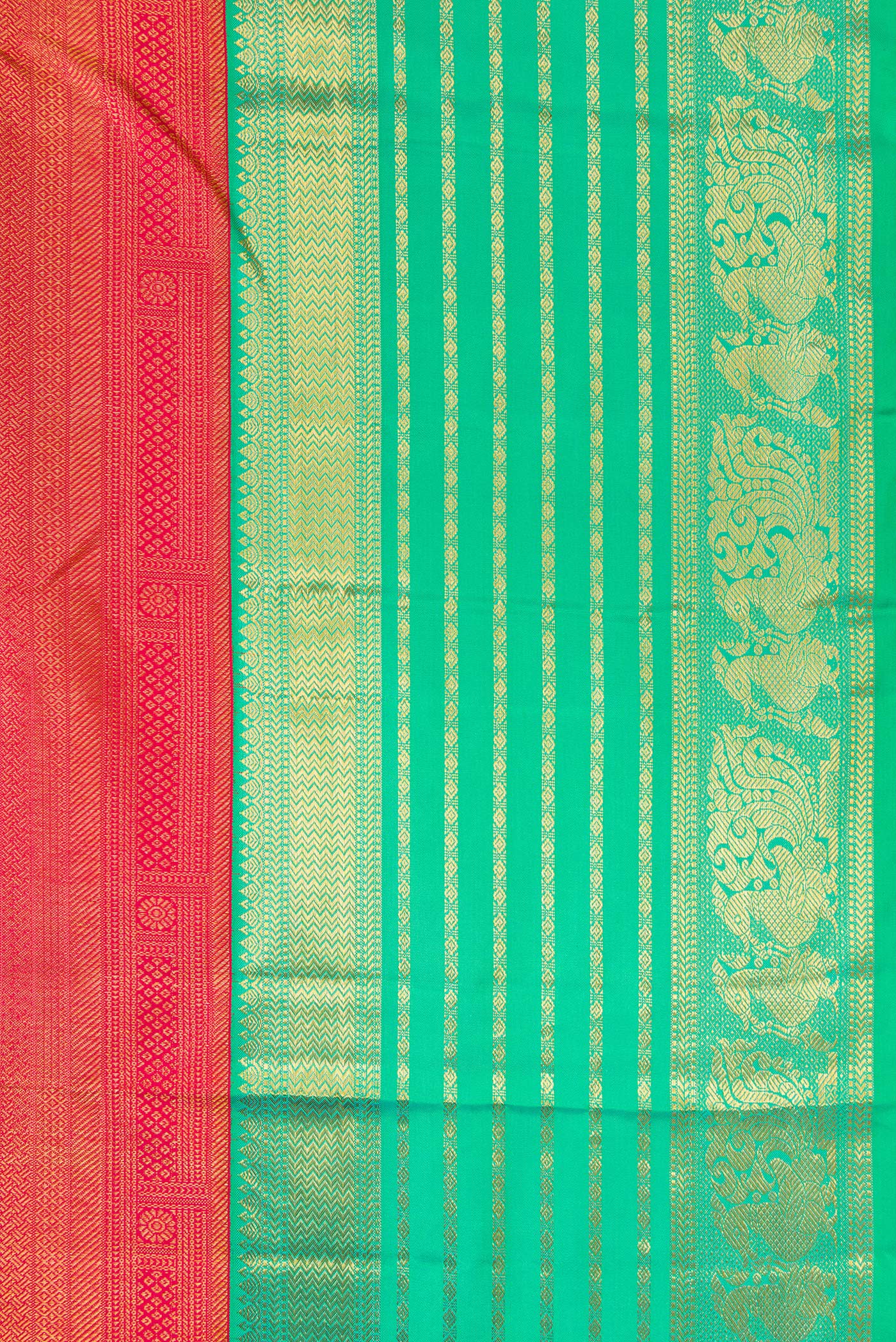 Pink Kanjivaram Silk Saree - Image 3