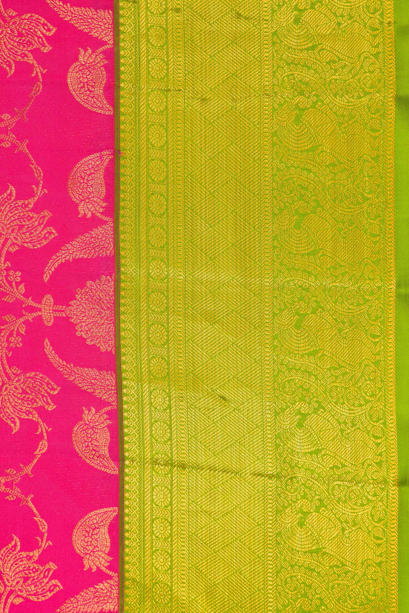 Pink Kanjivaram Silk Saree - Image 3
