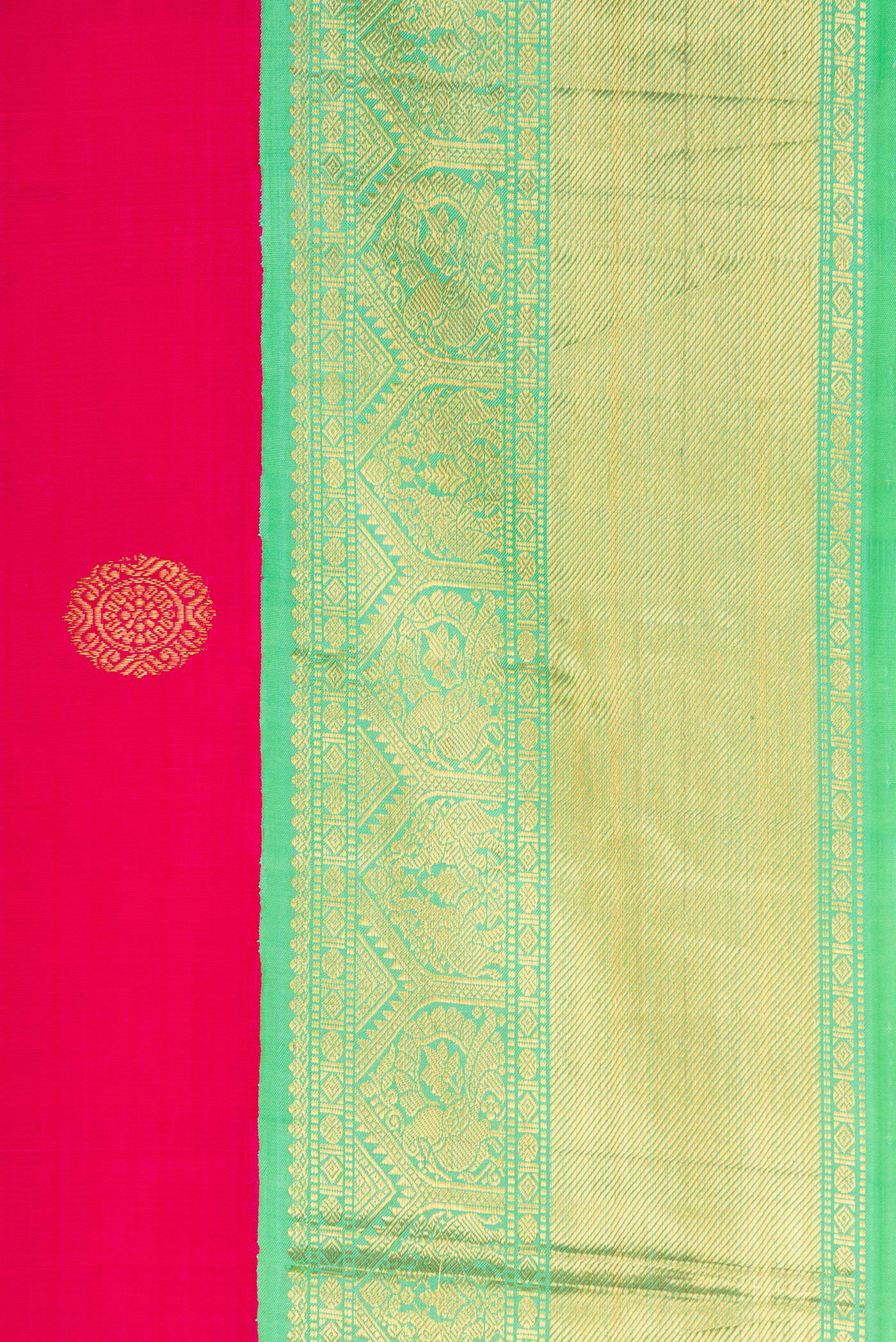 Pink Kanjivaram Silk Saree - Image 3
