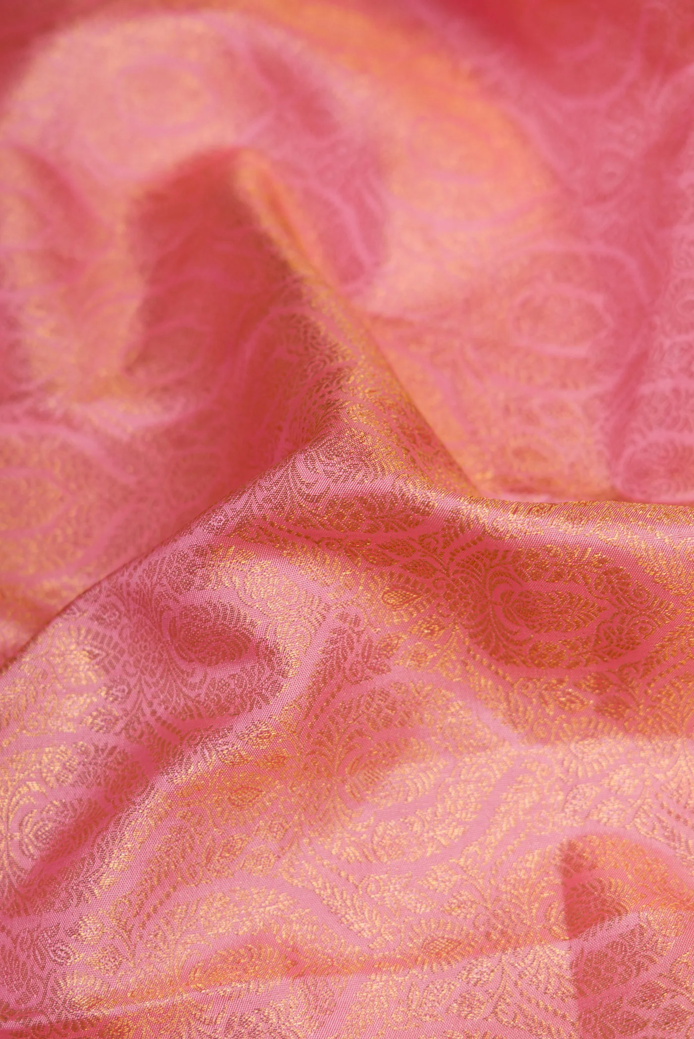 Pink Kanjivaram Silk Saree - Image 2