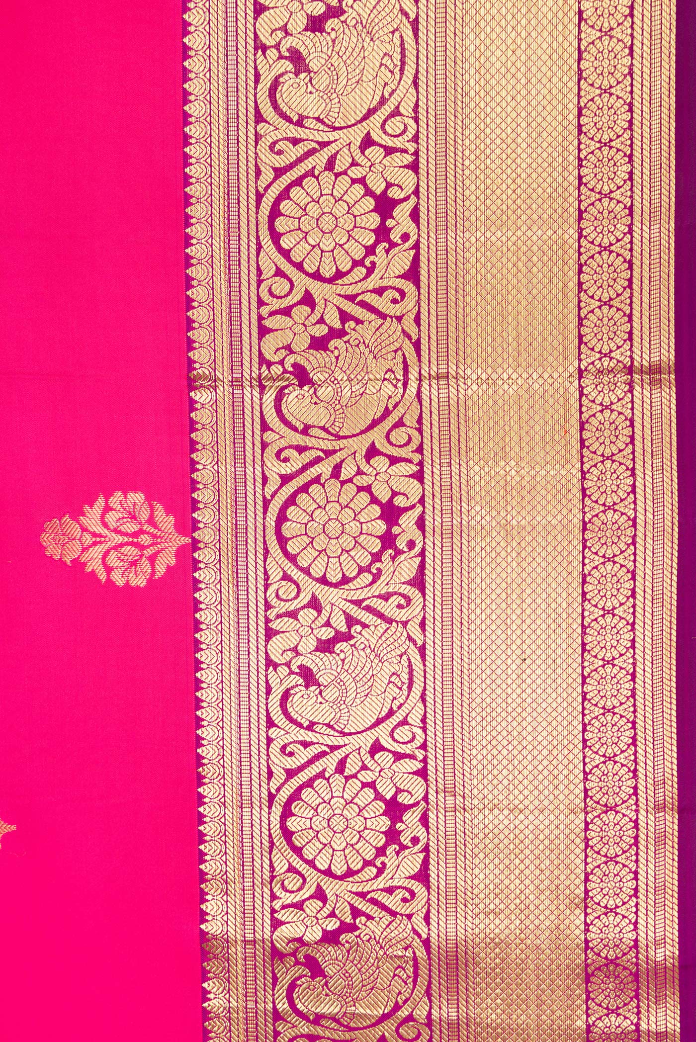 Pink Kanjivaram Silk Saree - Image 3
