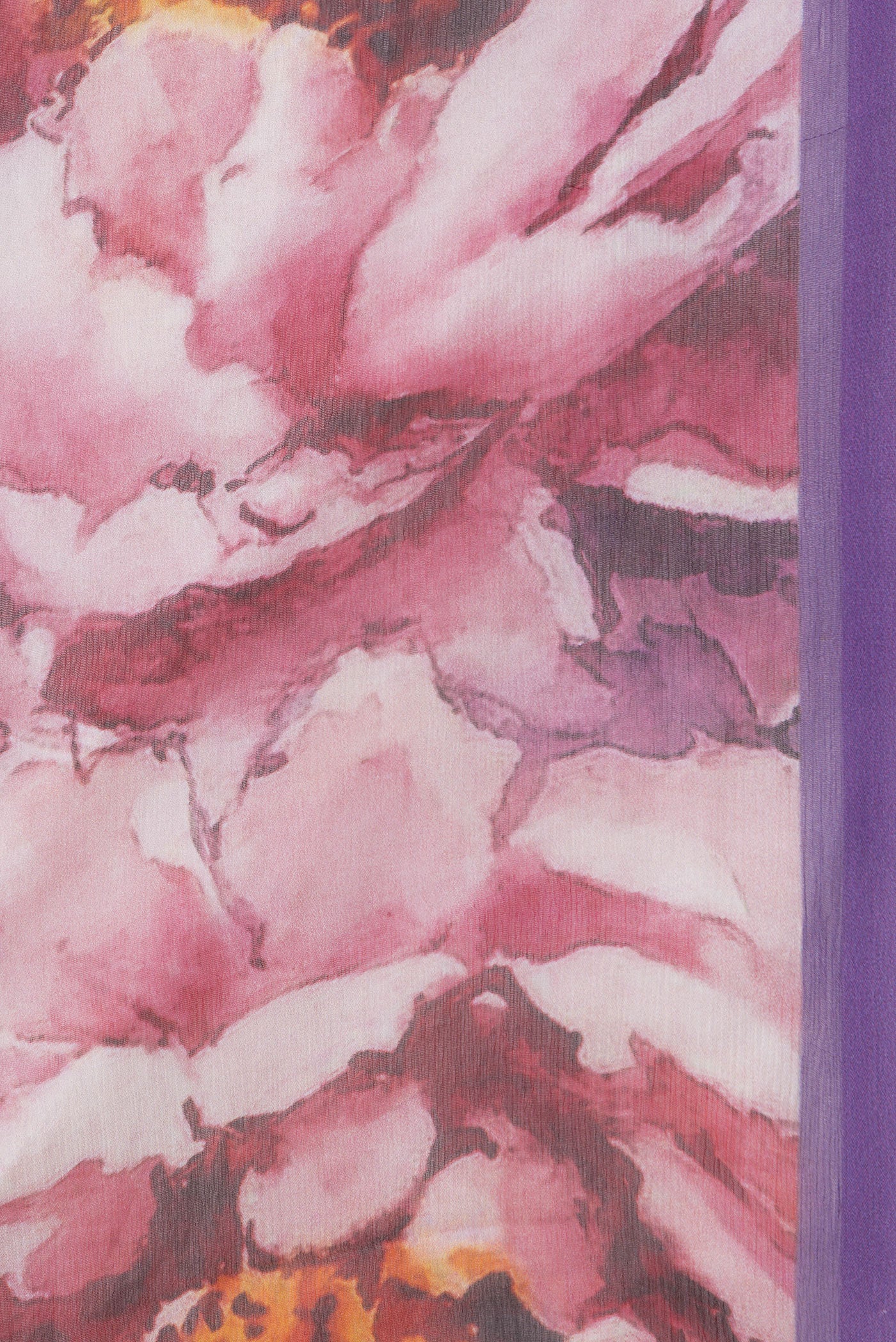 Pink Mysore Chiffon Saree - Image 3