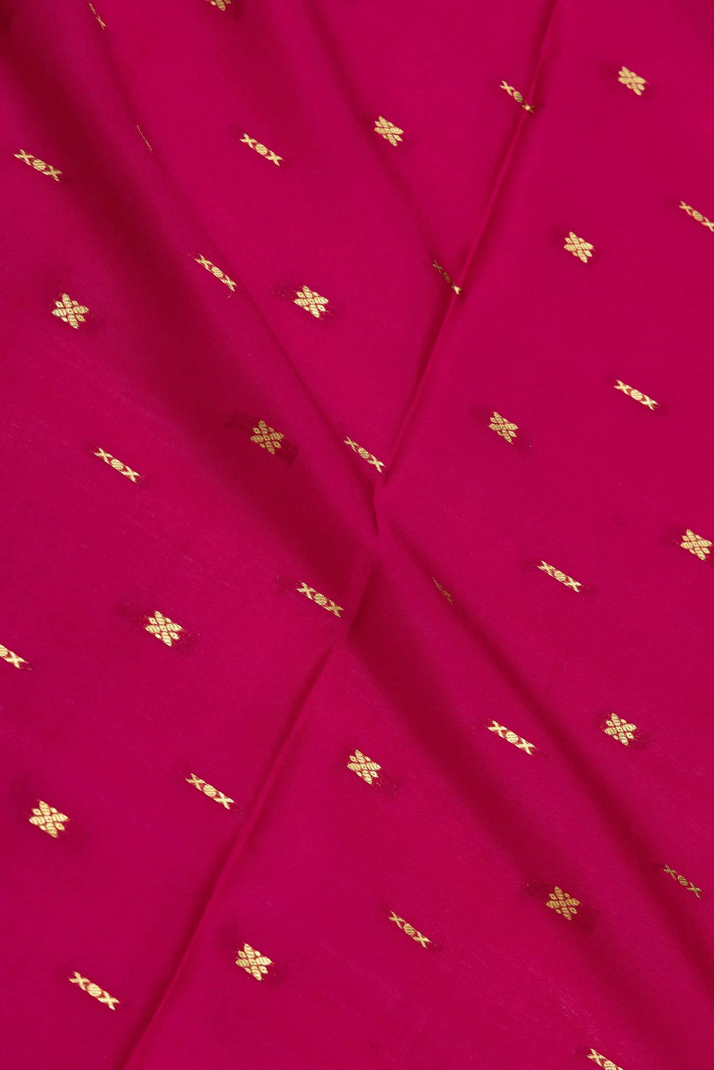 Pink Dual Tone Mysore Crepe Saree - Image 3