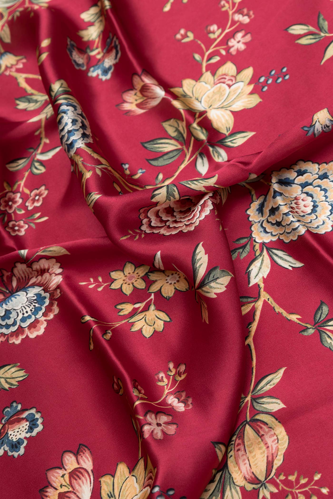Pink Dual Tone Mysore Crepe Saree - Image 2