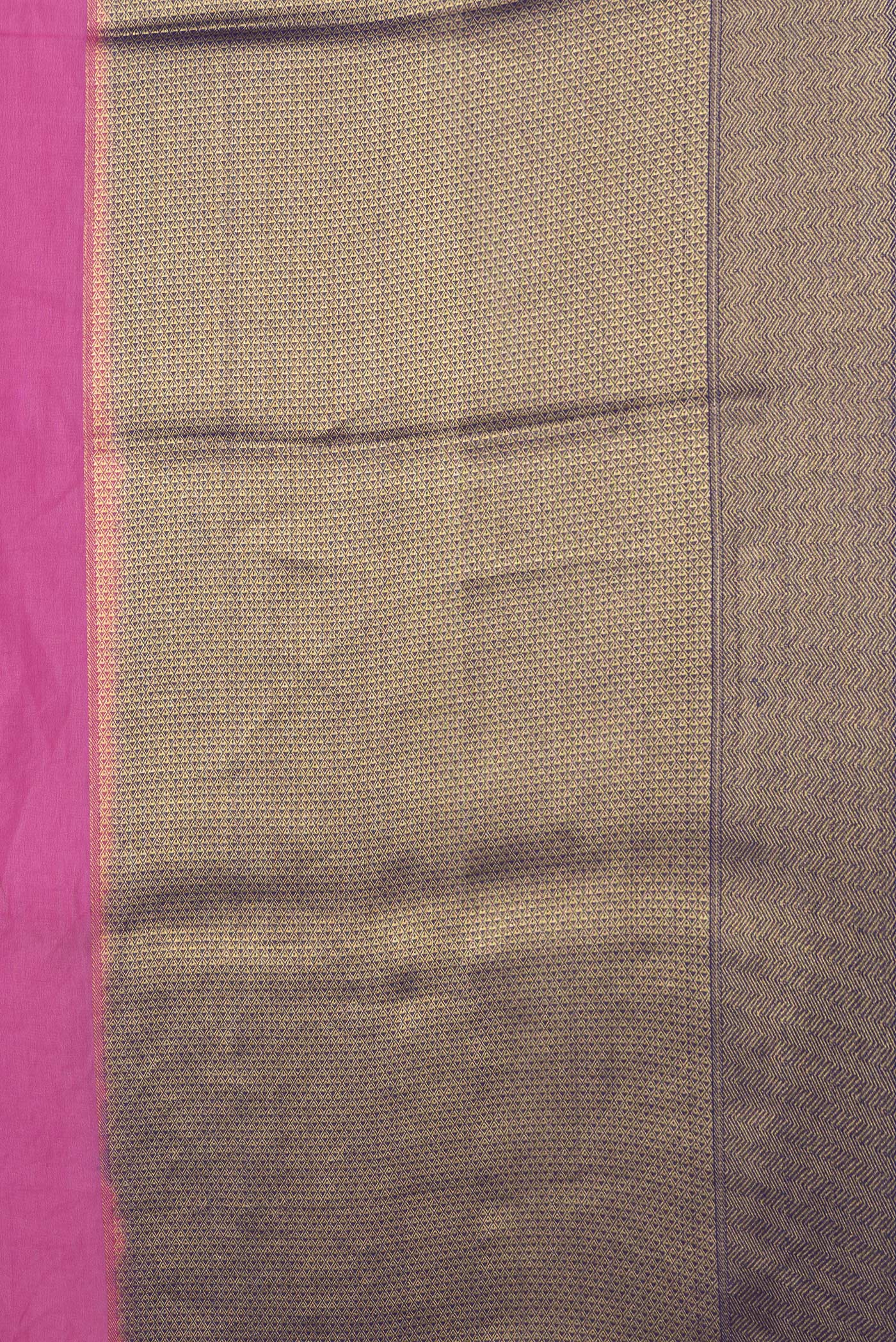 Pink Mysore Georgette Saree - Image 3