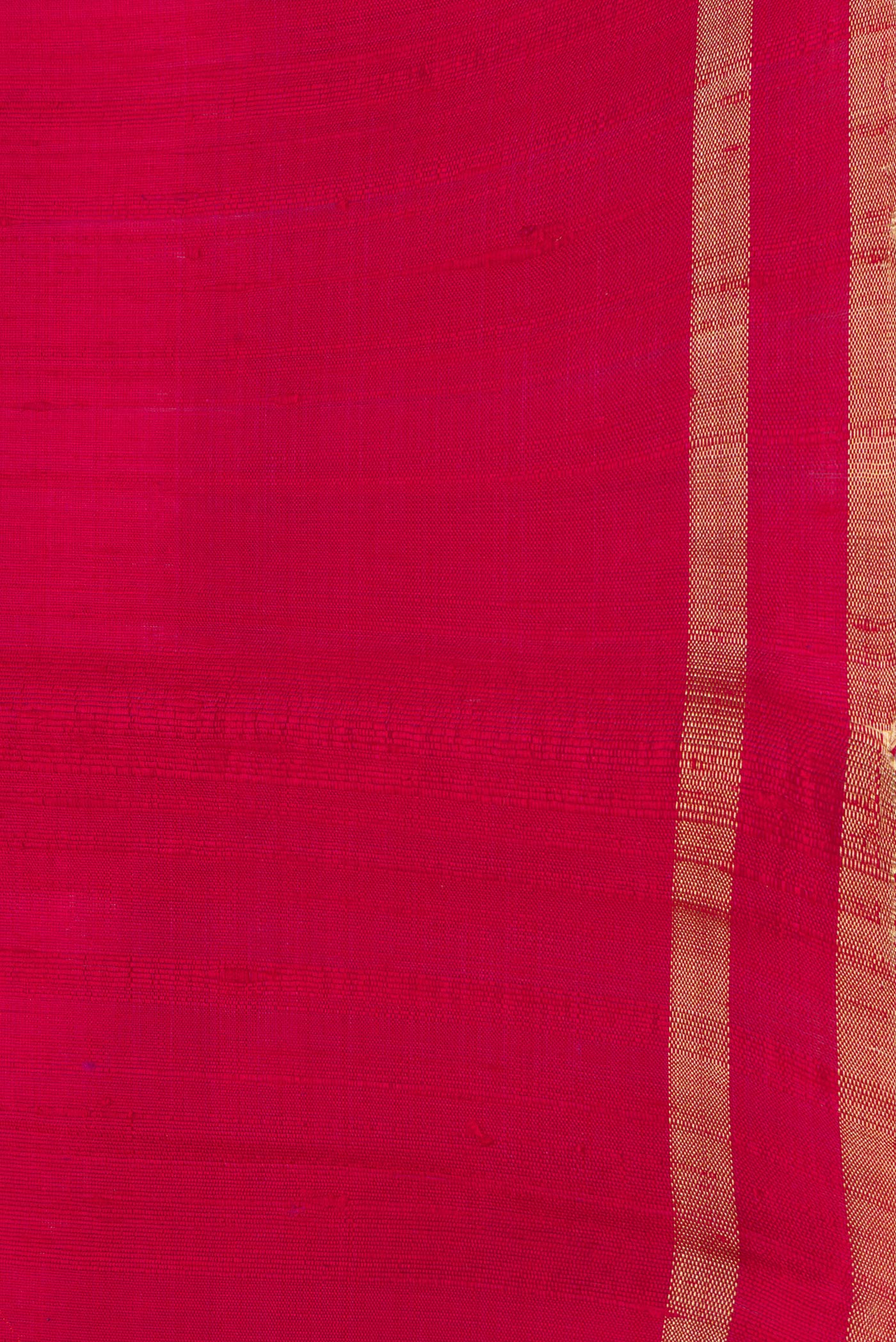 Pink Raw Silk Saree - Image 3