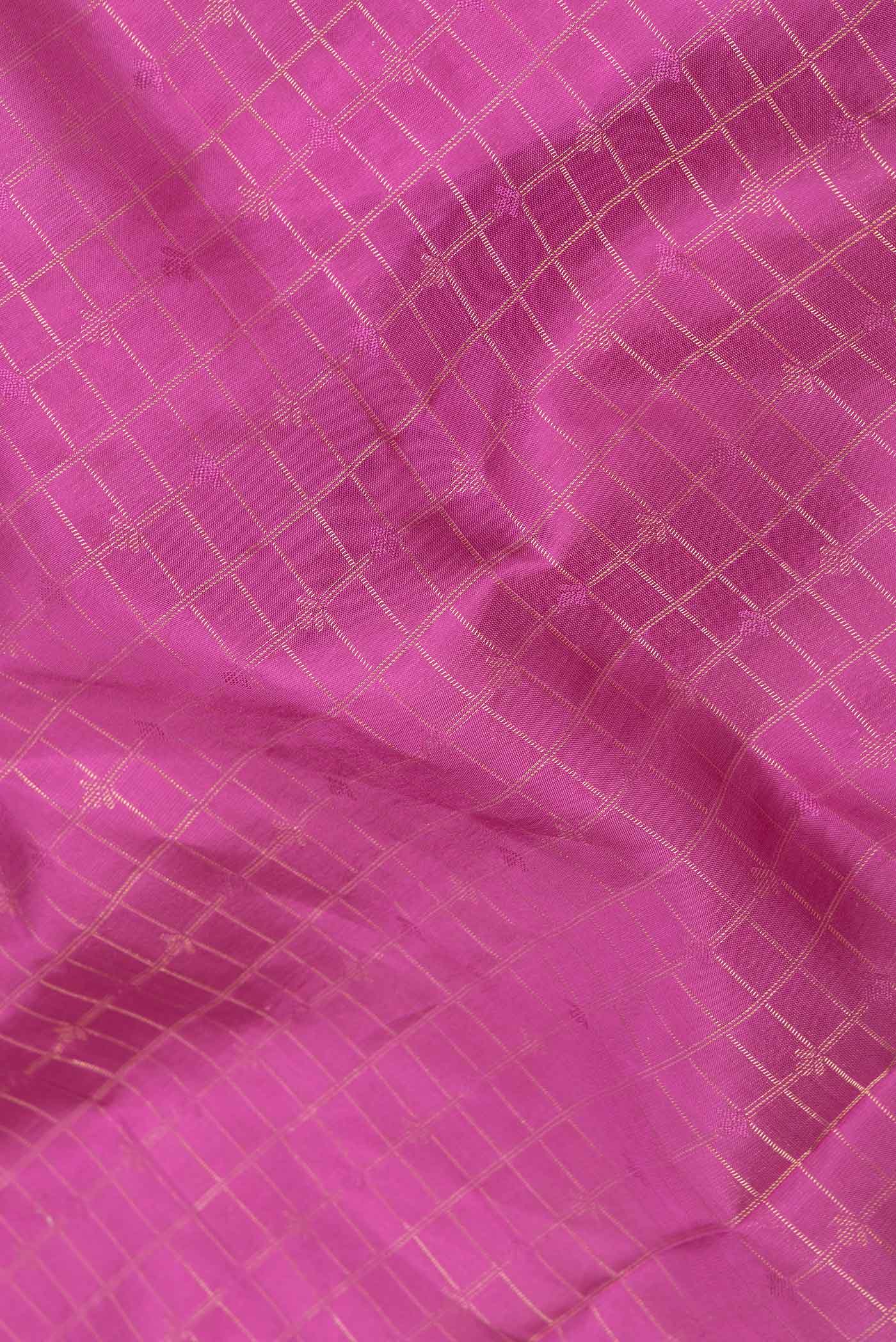 Magenta Soft Silk Saree - Image 2