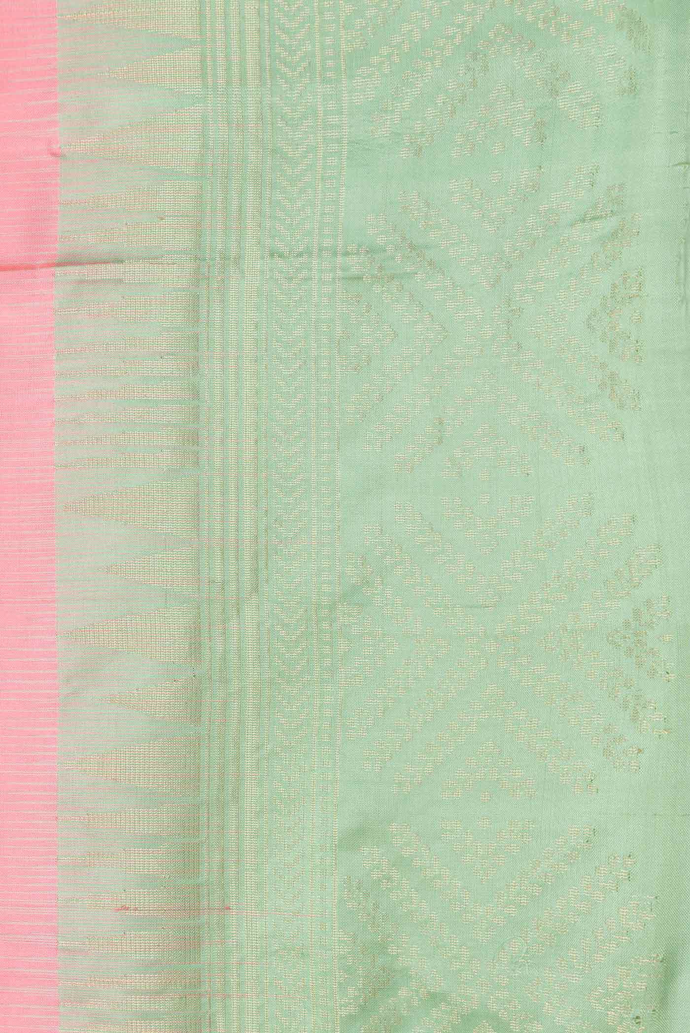 Coral Soft Silk Saree - Image 3