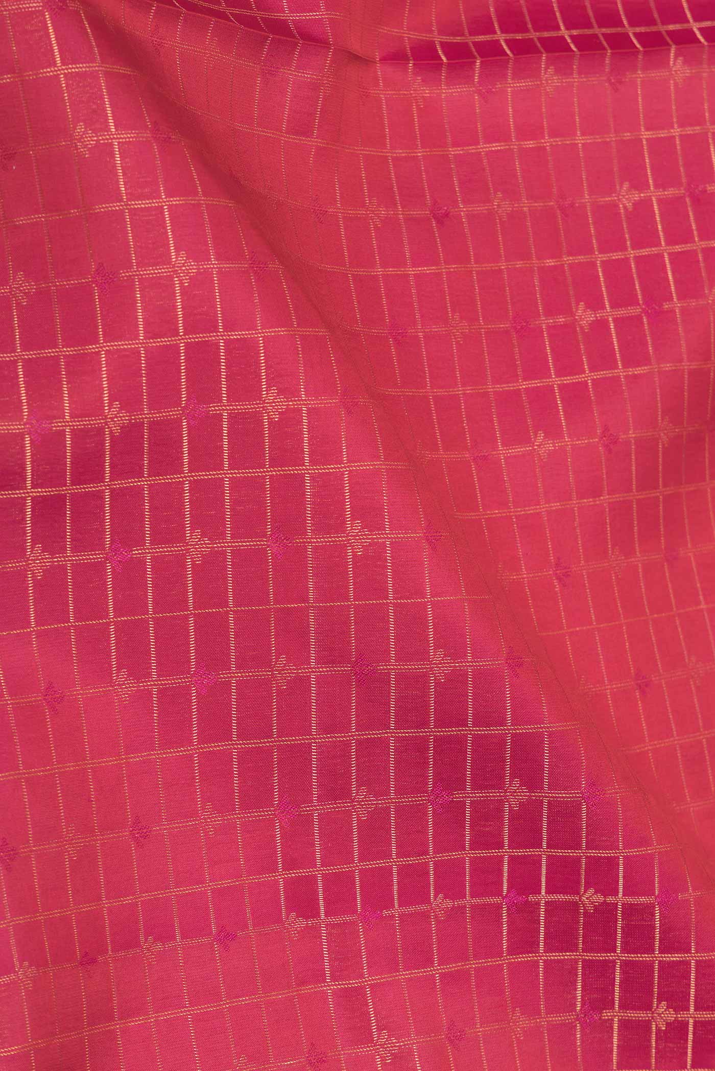 Pink Dual Tone Soft Silk Saree - Image 2