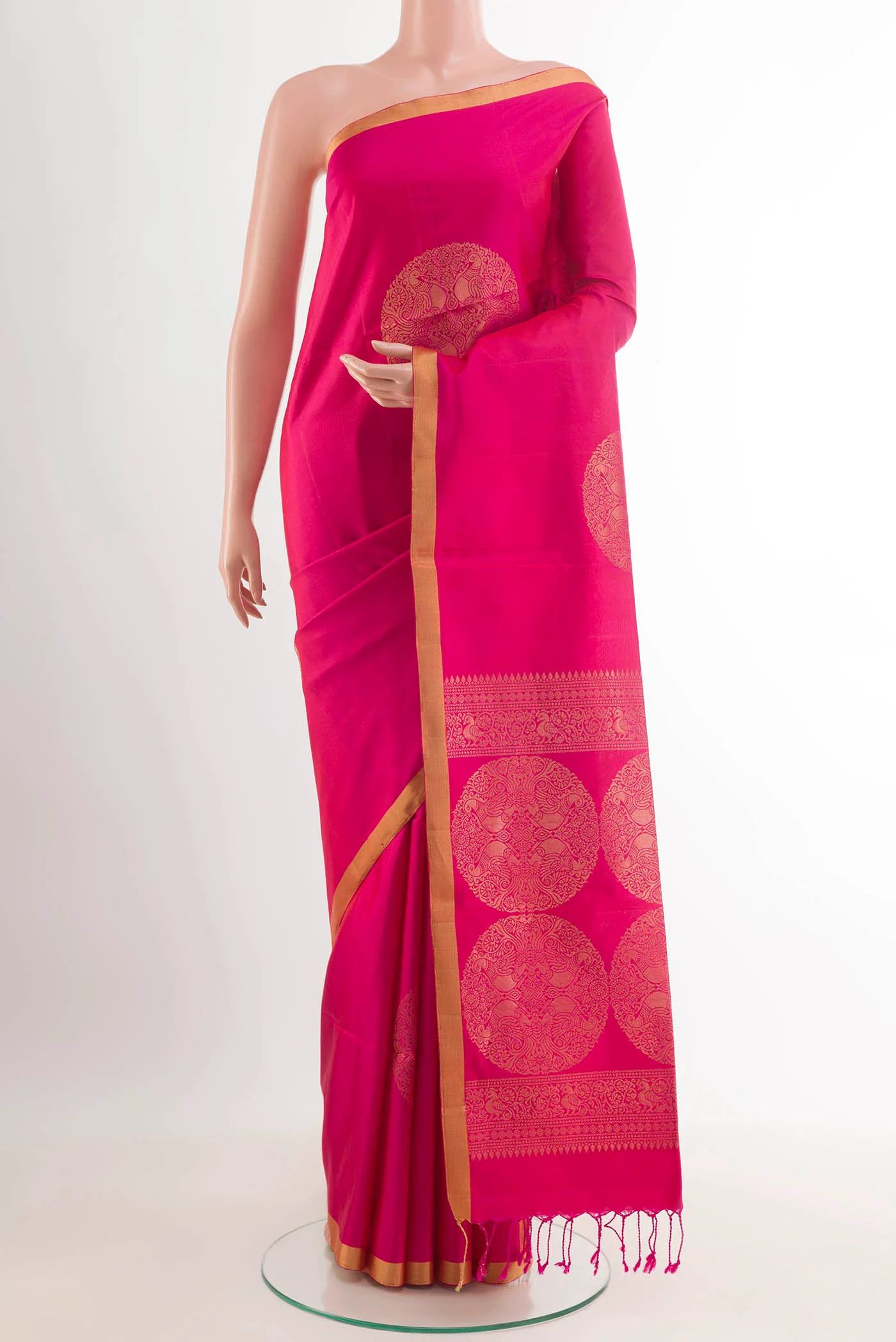 Pink Soft Silk Saree
