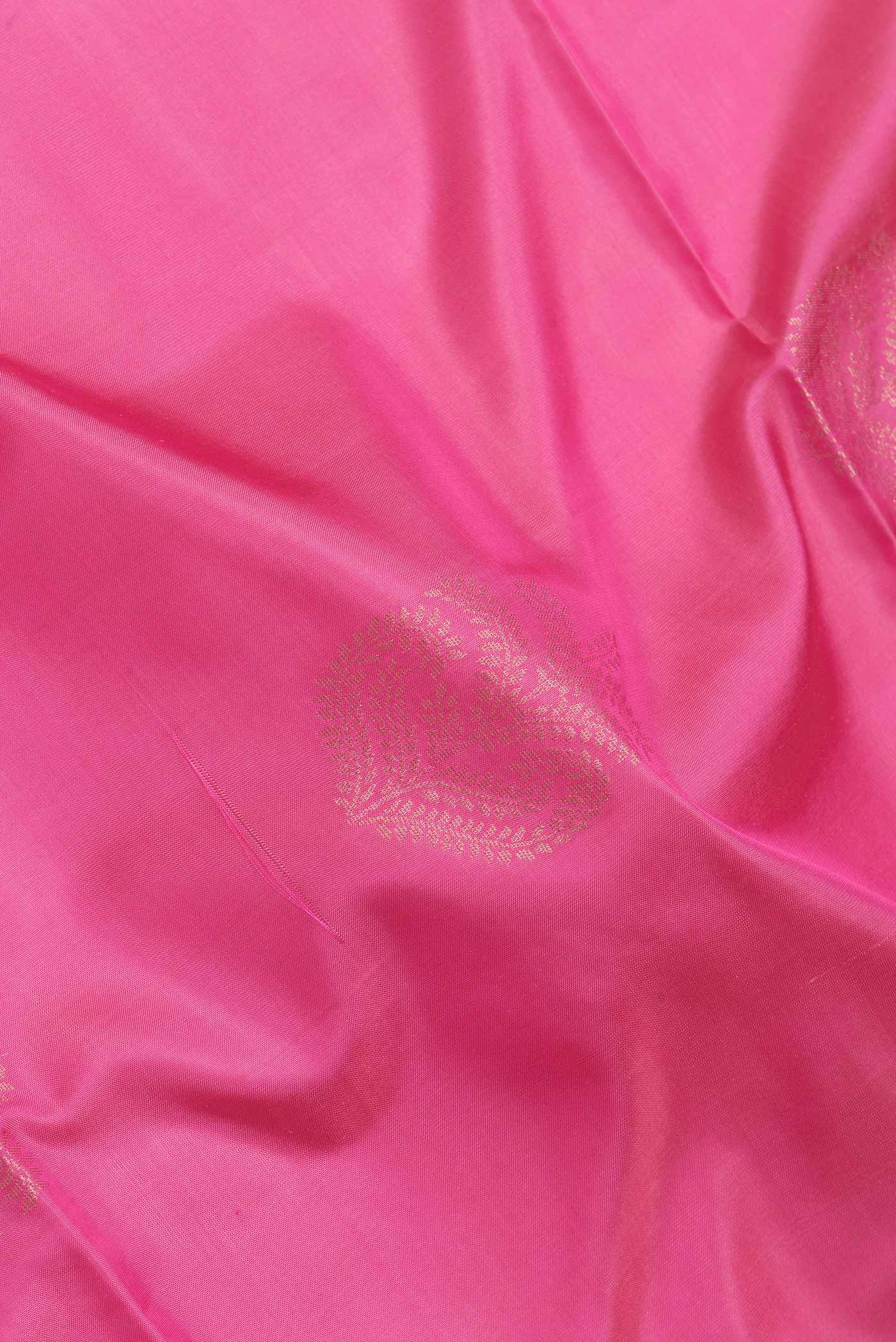Pink Soft Silk Saree - Image 2