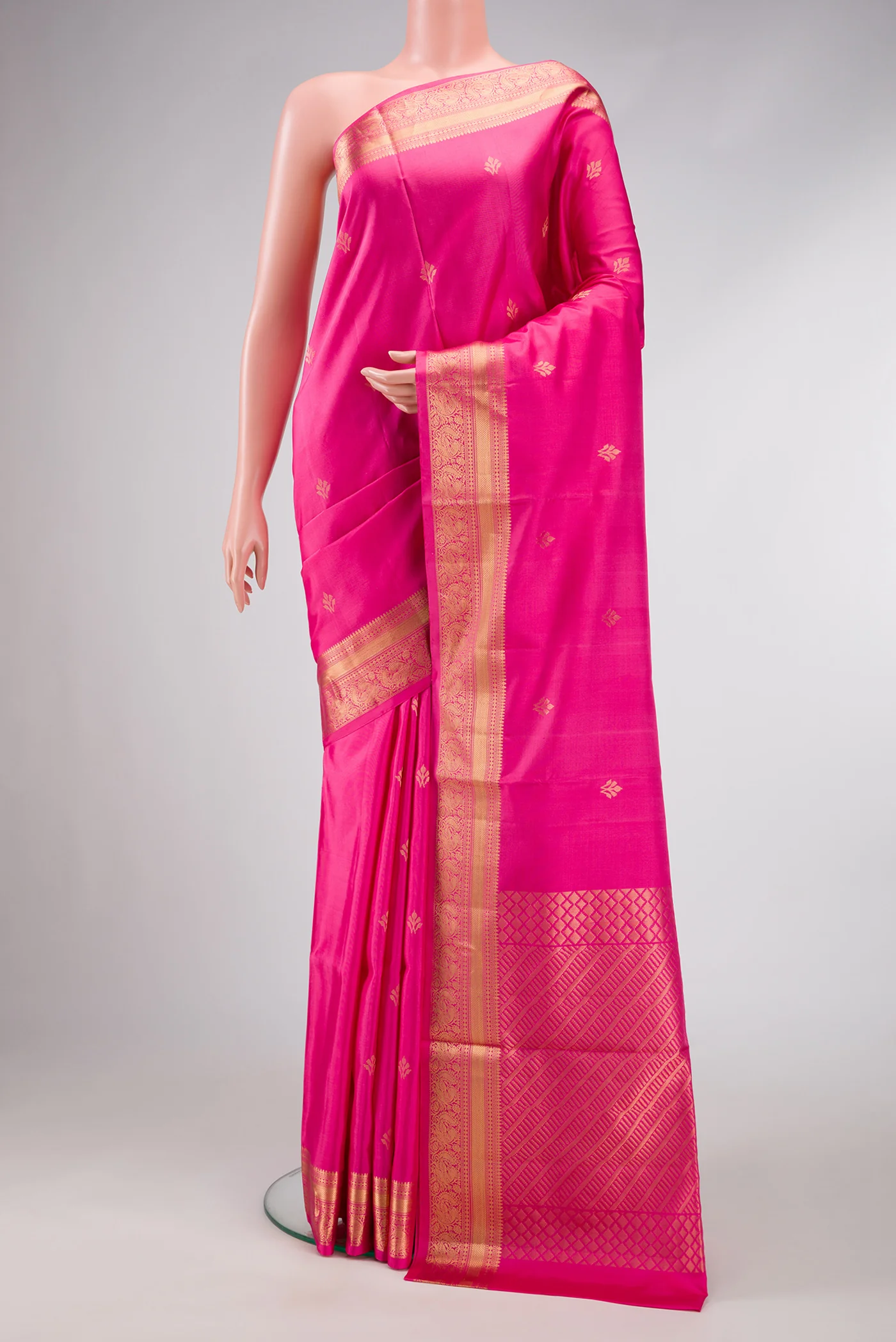 Pink Soft Silk Saree