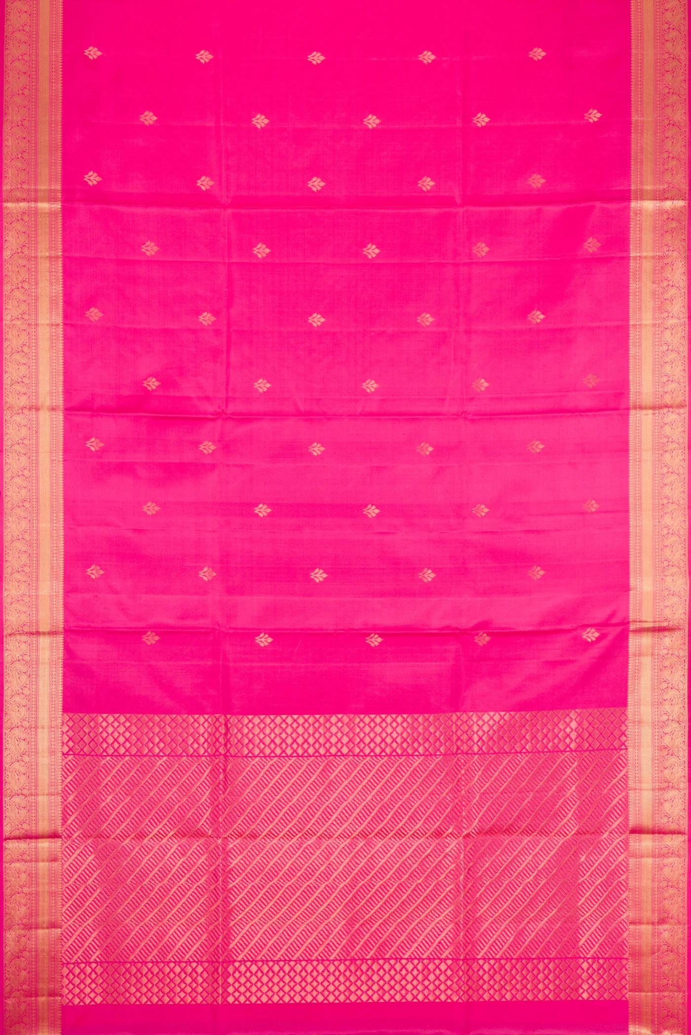 Pink Soft Silk Saree - Image 6
