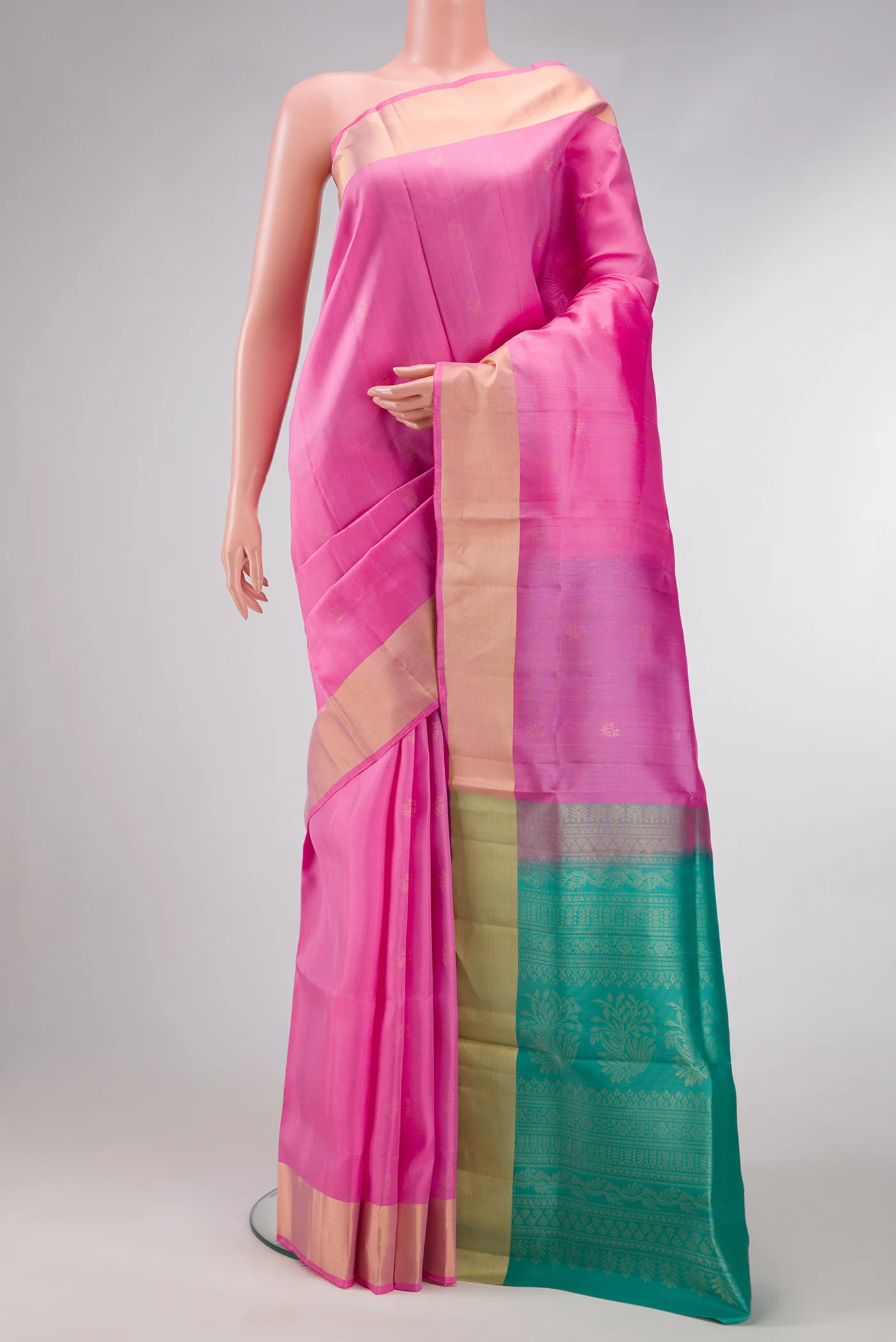 Pink Soft Silk Saree