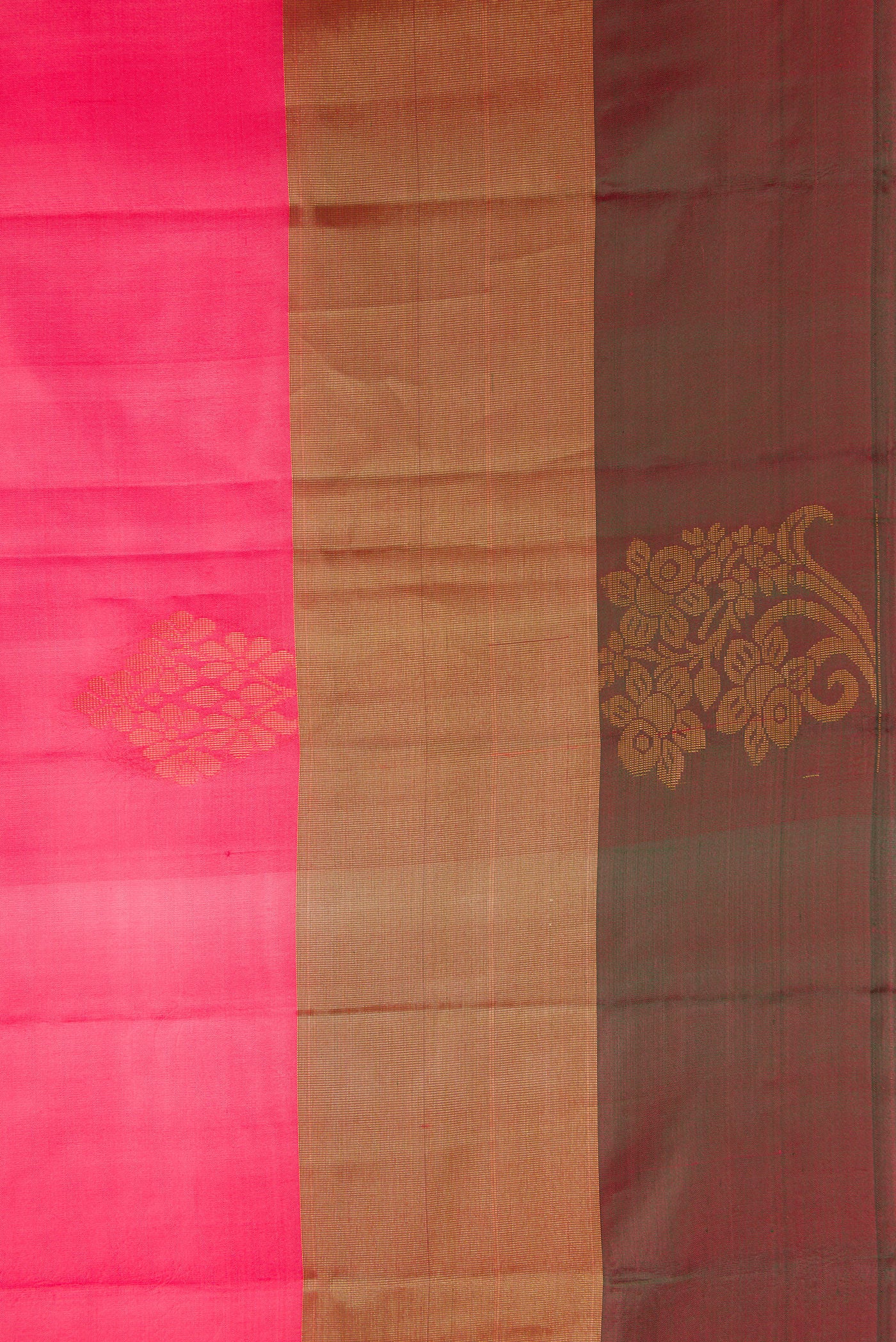 Pink Soft Silk Saree - Image 3