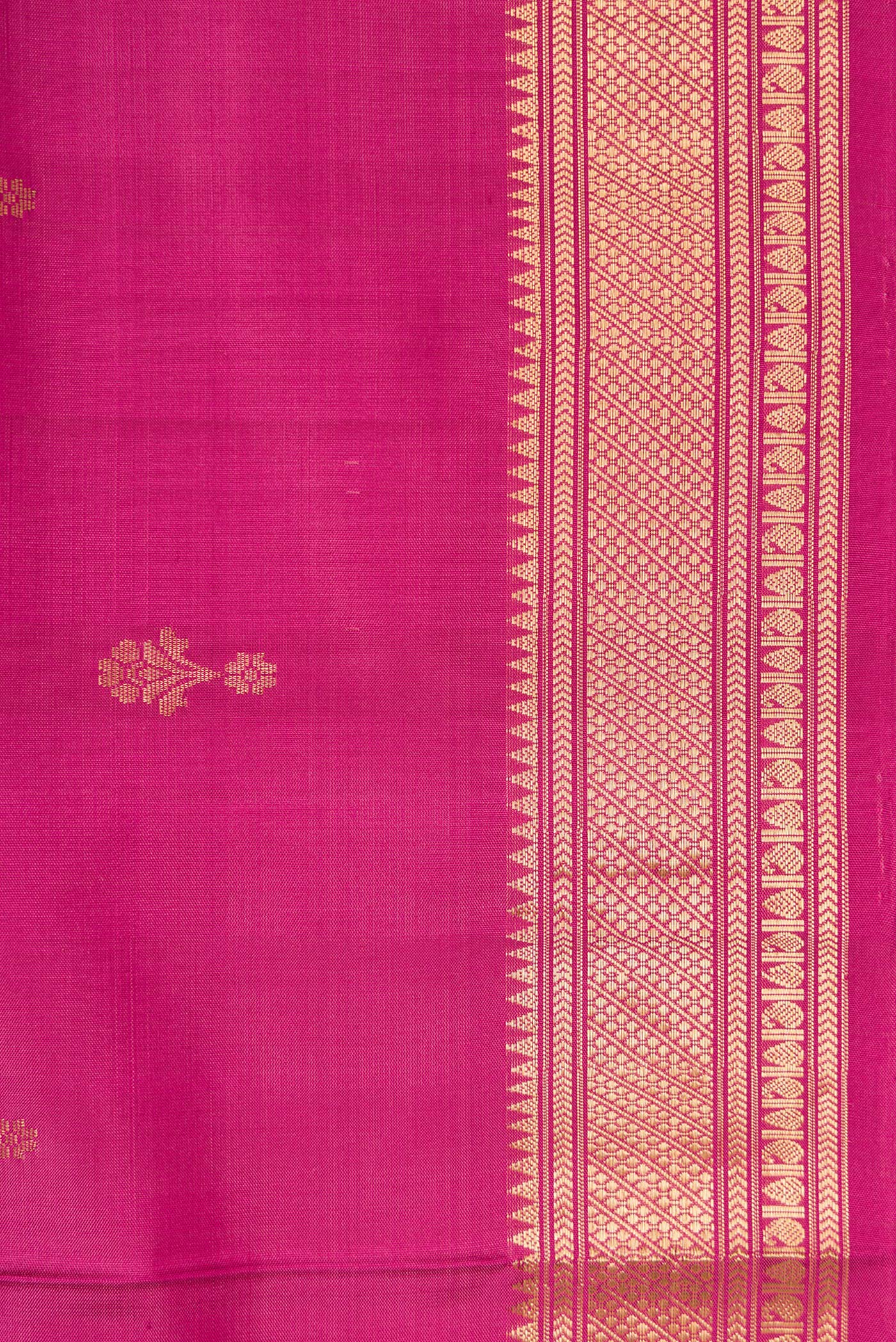 Pink Soft Silk Saree - Image 3