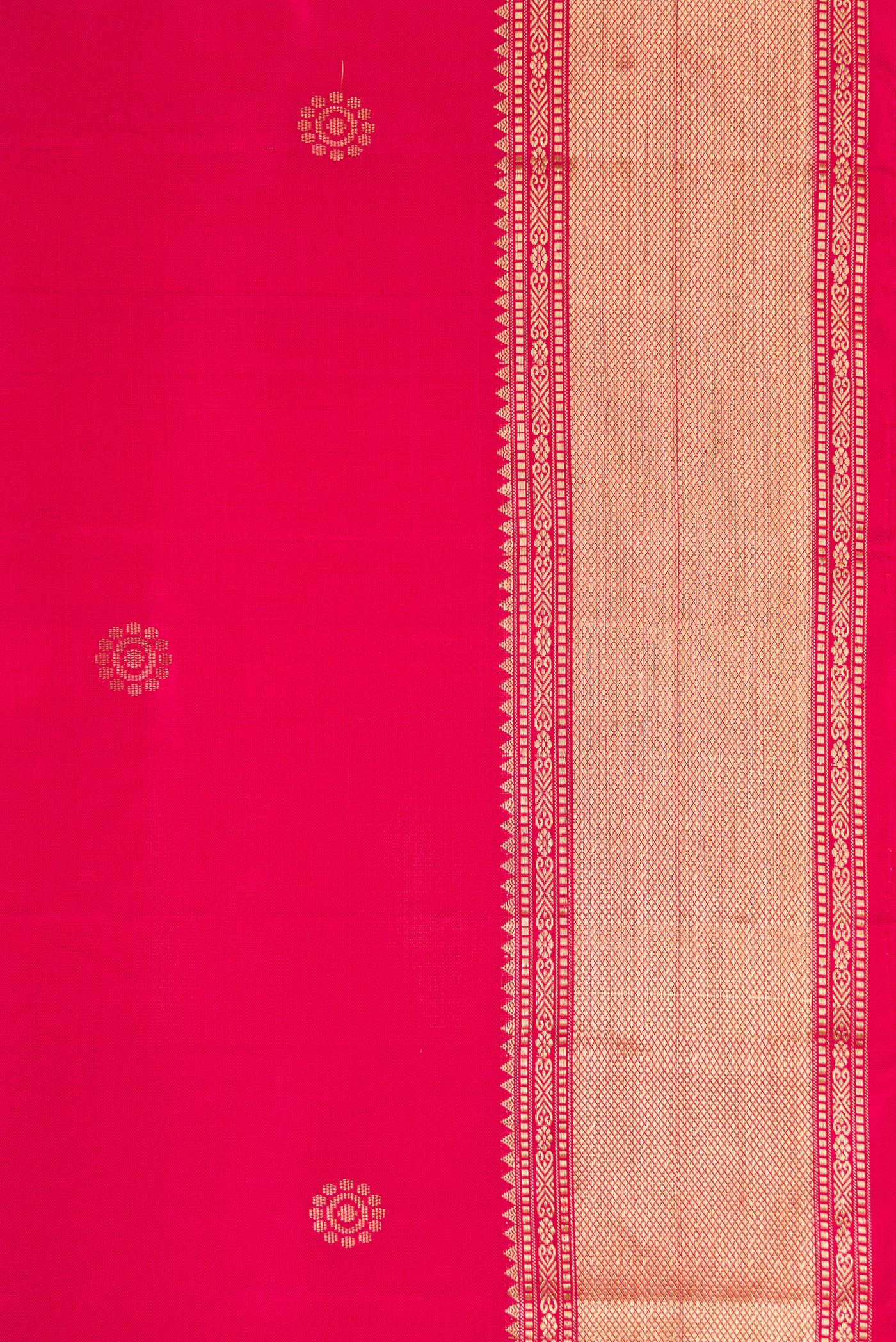 Pink Soft Silk Saree - Image 3