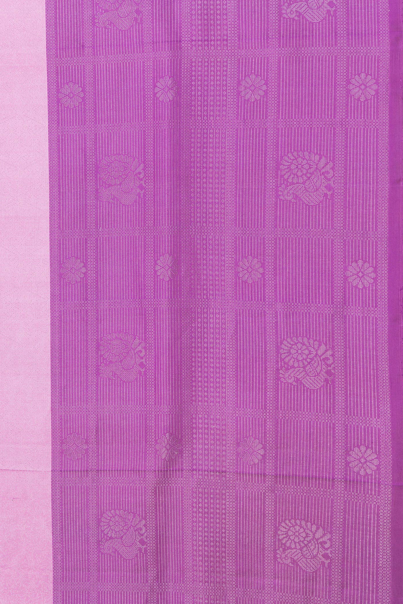 Rose pink Soft Silk Saree - Image 3