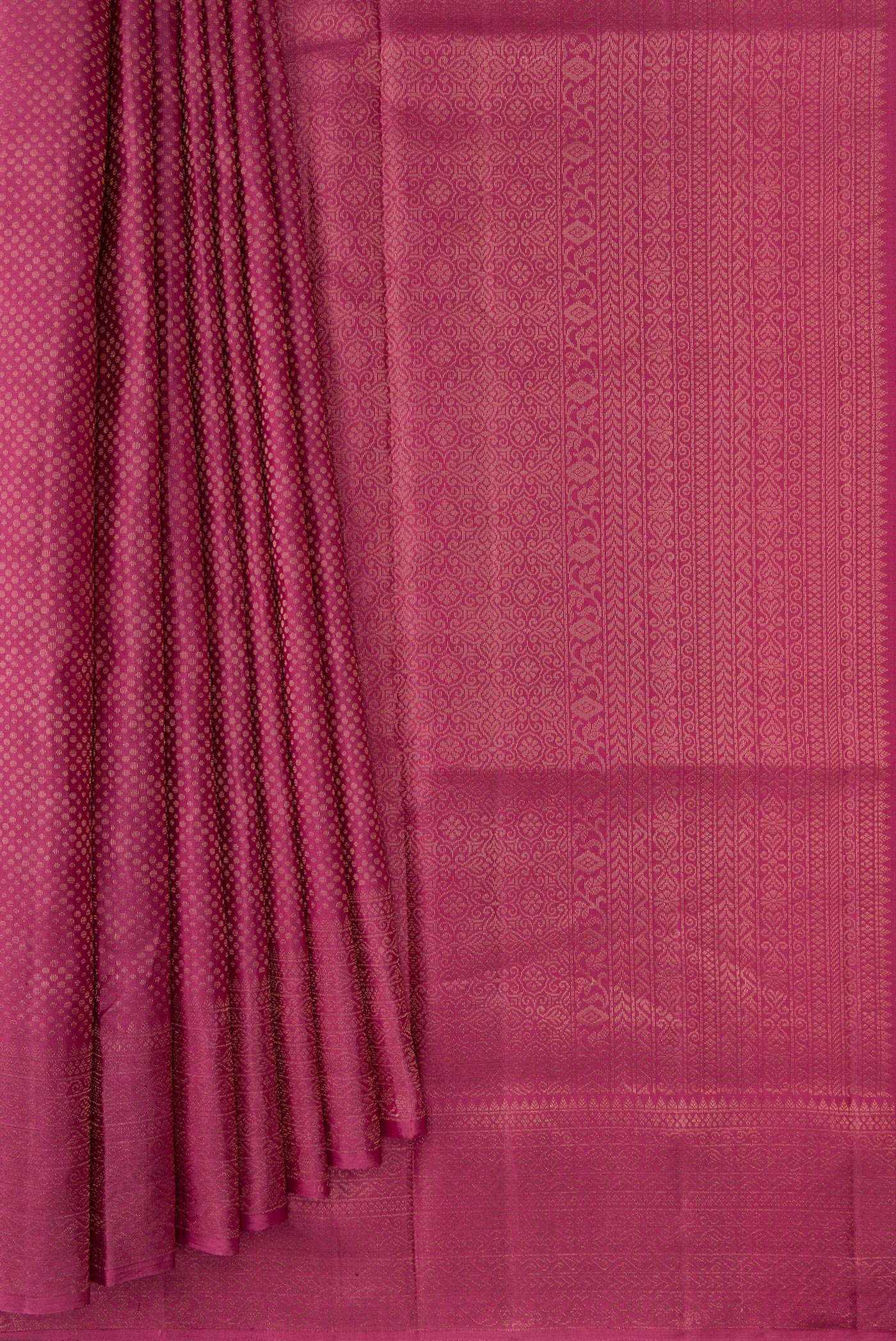 Light Magenta Soft Silk Saree - Image 4