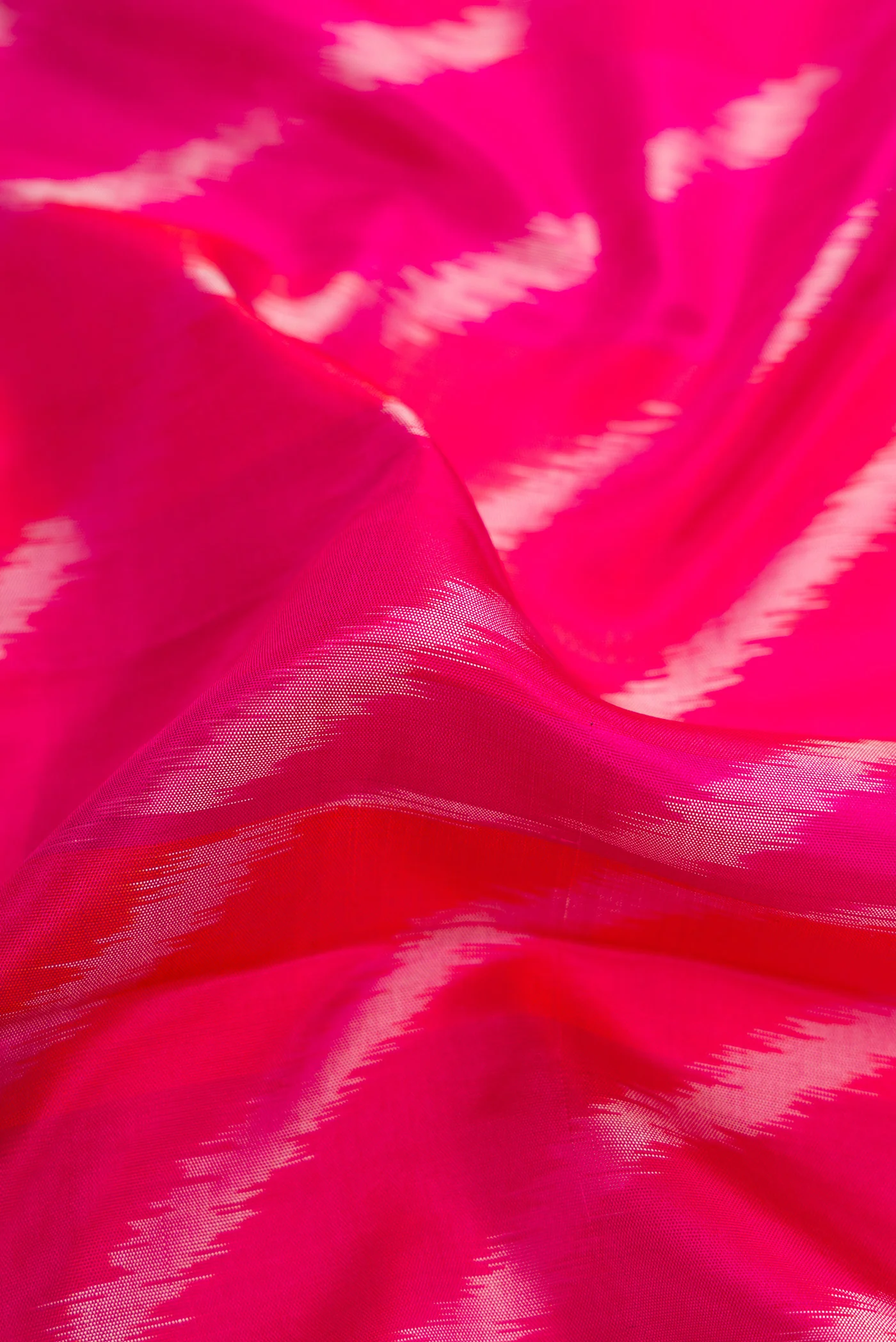 Pink Soft Silk Saree - Image 2