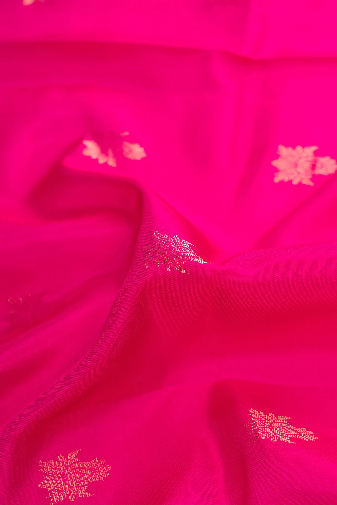 Pink Soft Silk Saree - Image 2