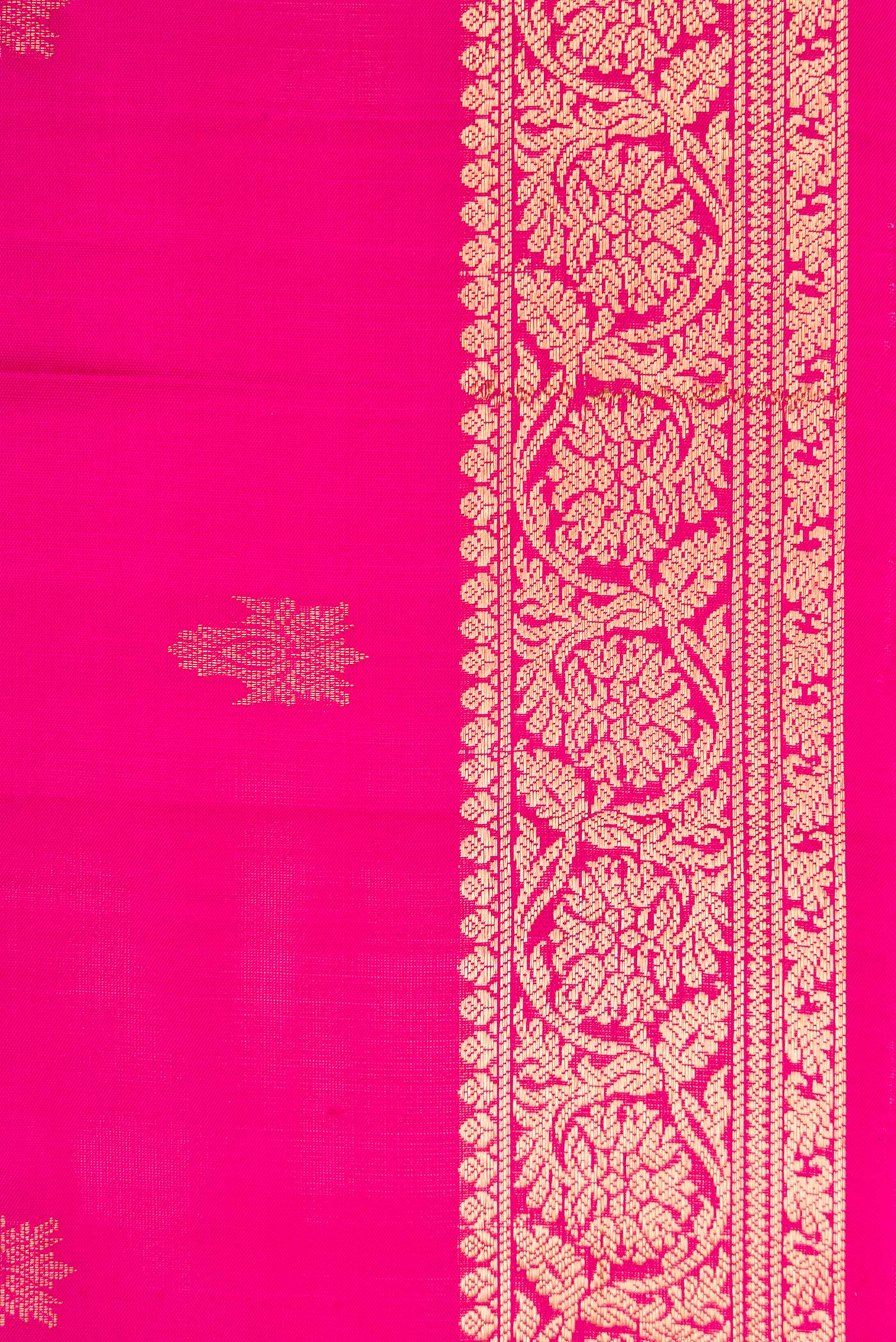 Pink Soft Silk Saree - Image 3