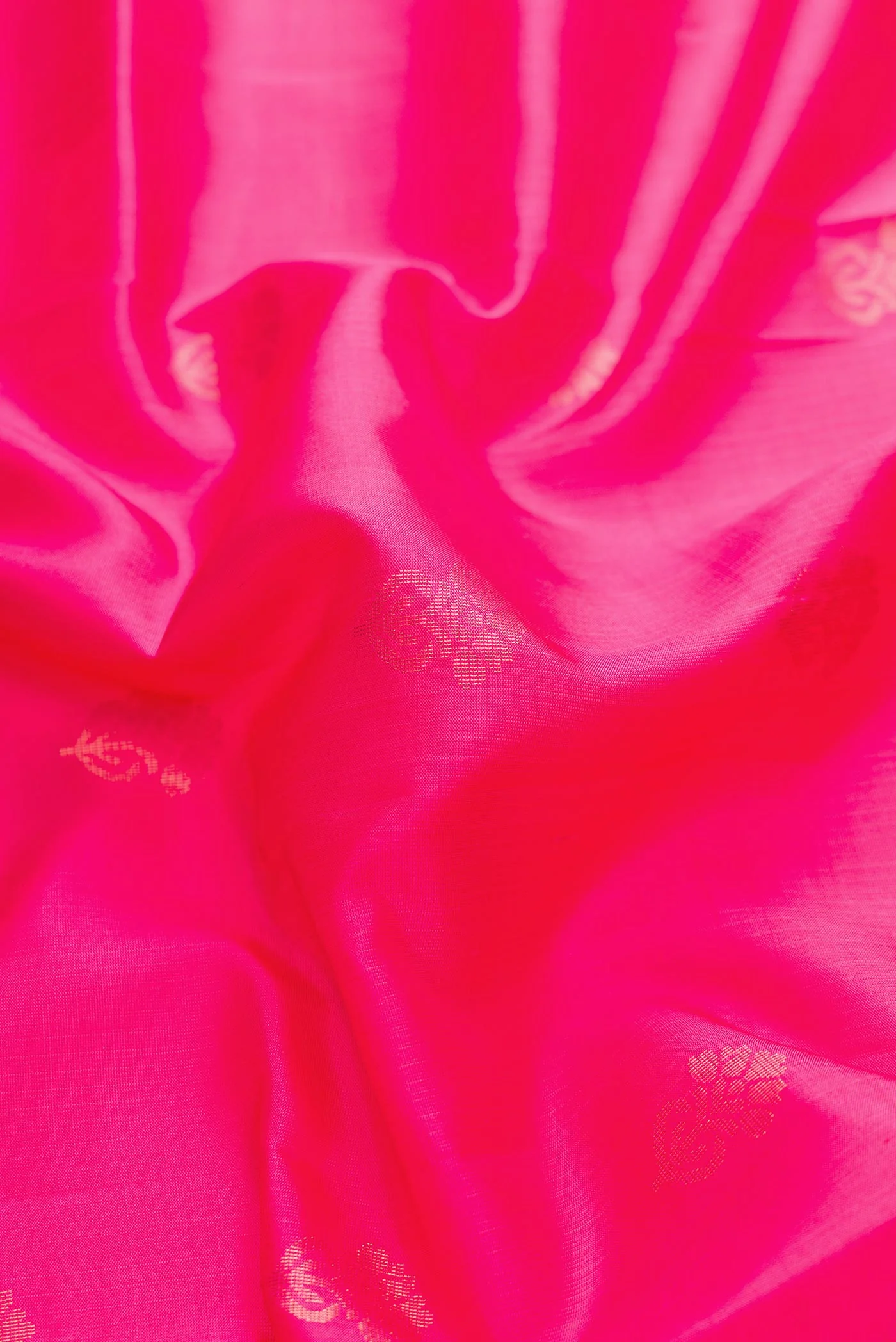 Pink Dual Tone Soft Silk Saree - Image 2