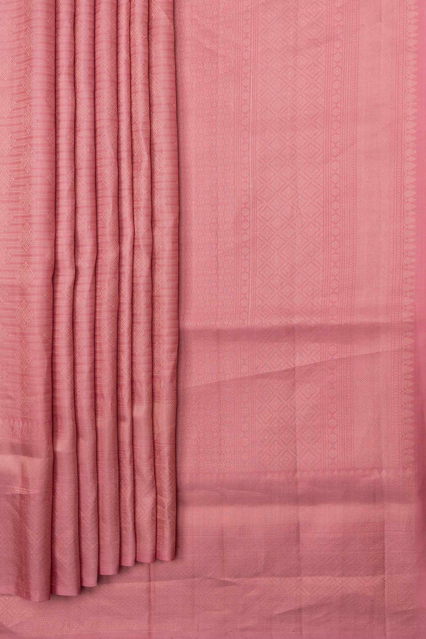 Coral Soft Silk Saree - Image 4