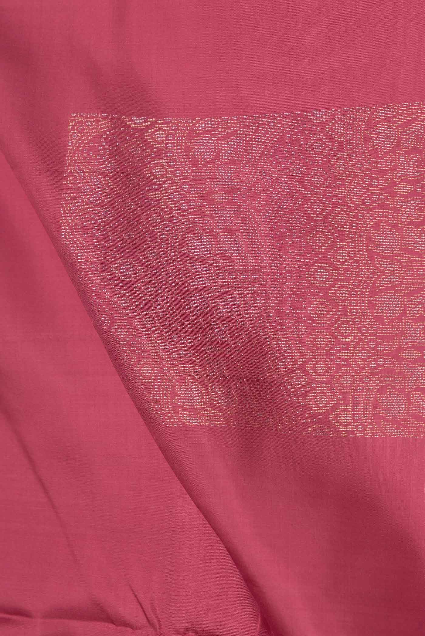 Imperial Pink Soft Silk Saree - Image 2