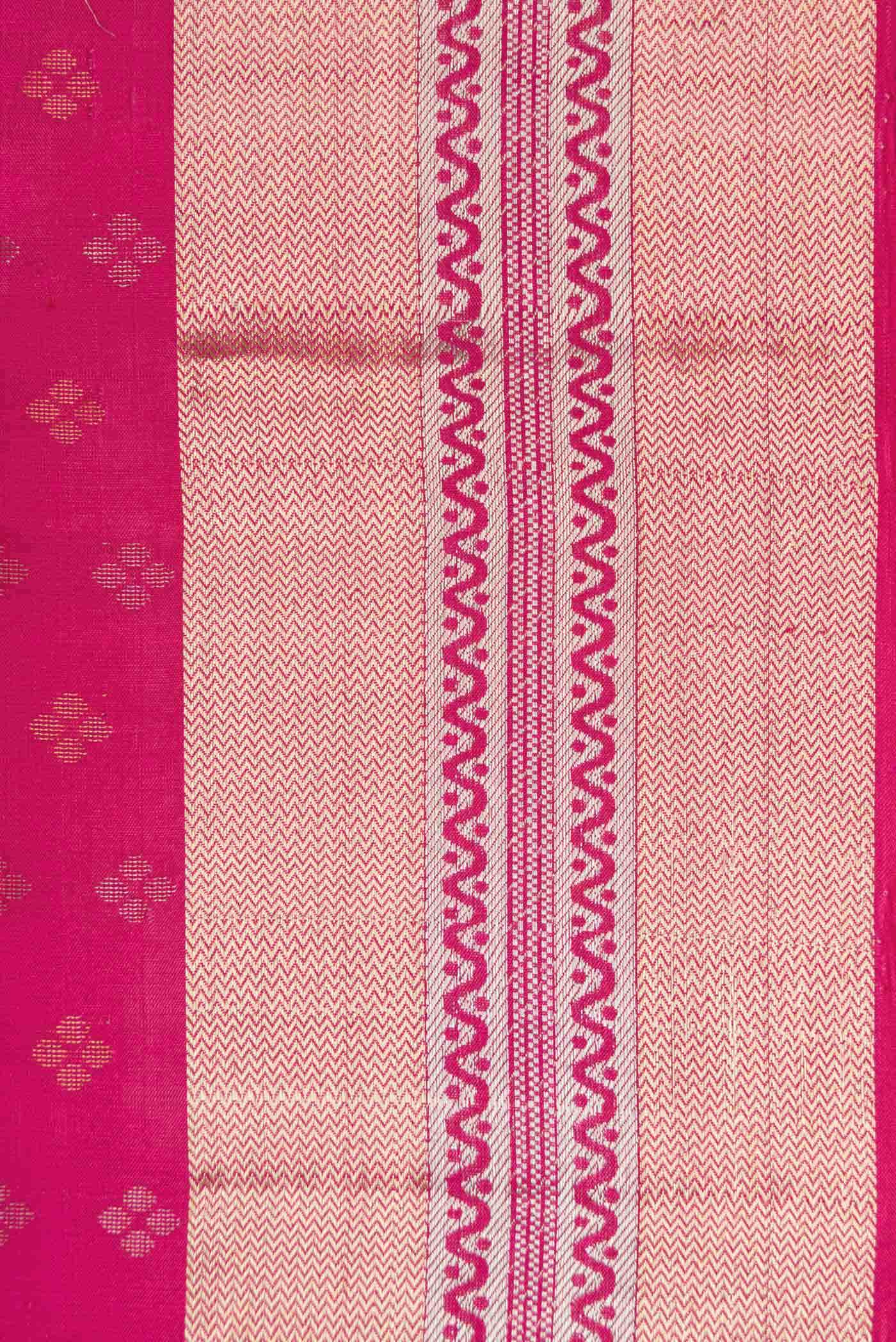 Pink Dual Tone Soft Silk Saree - Image 3