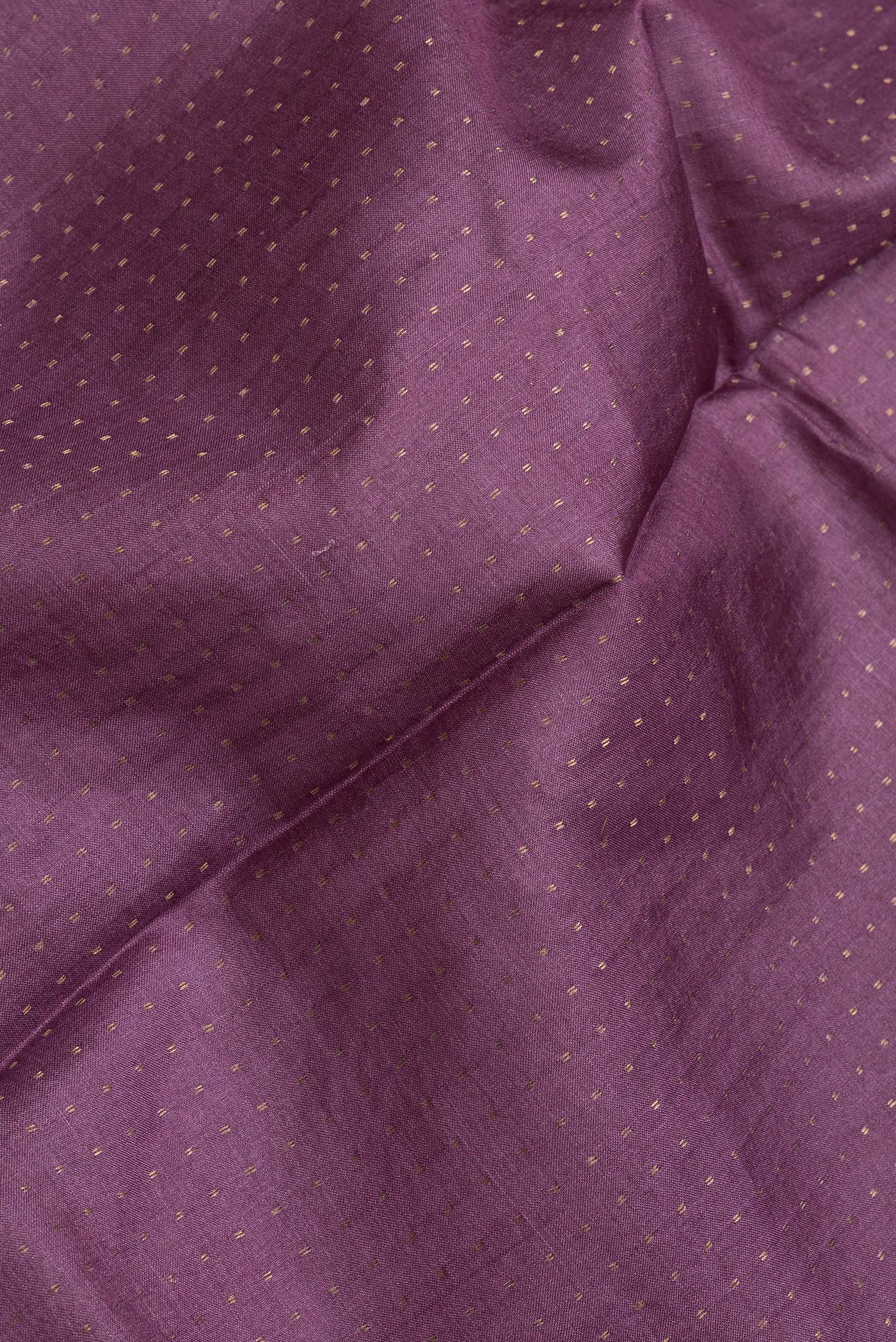 Purple Tussar Silk Saree - Image 2