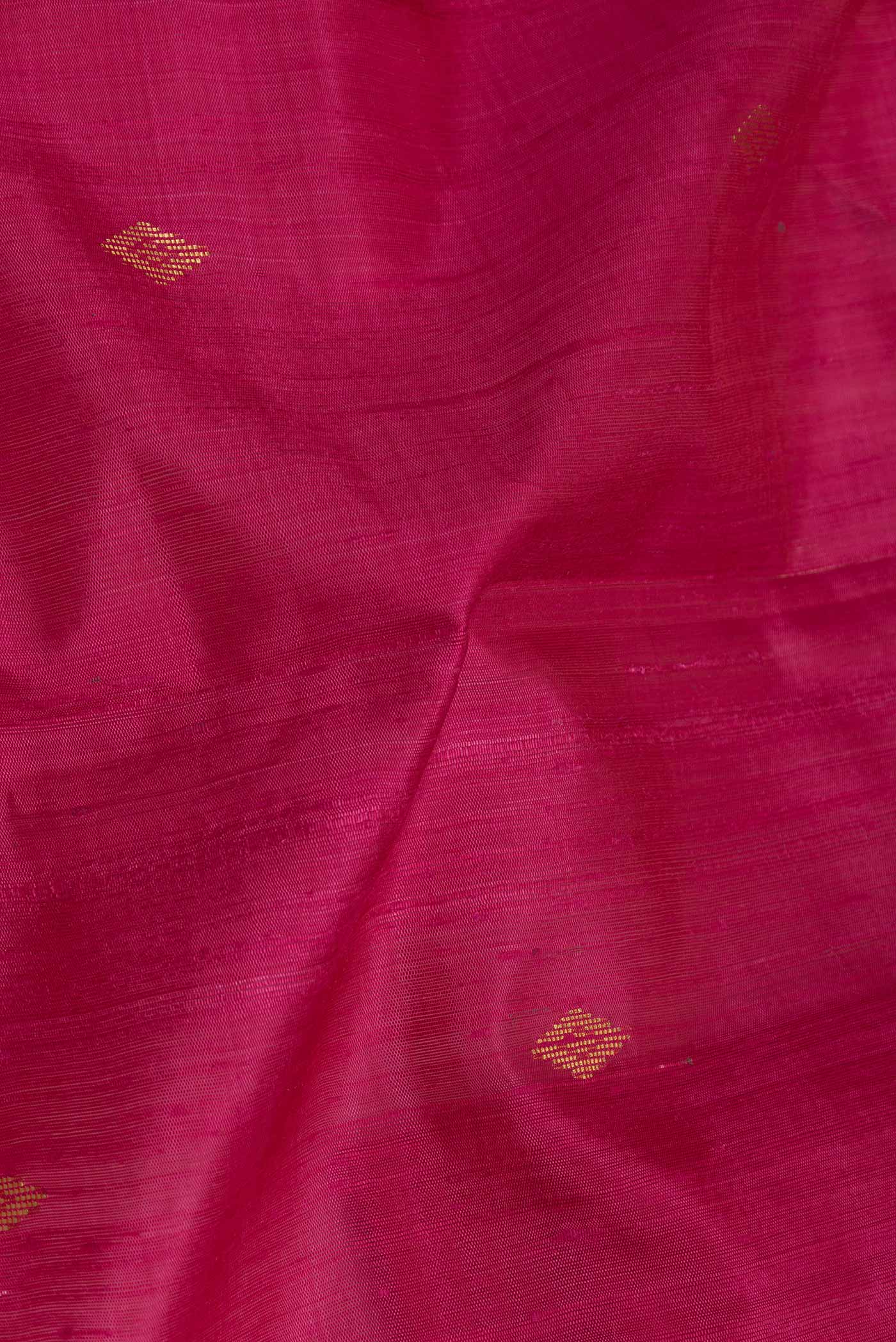 Pink Dual Tone Tussar Silk Saree - Image 2