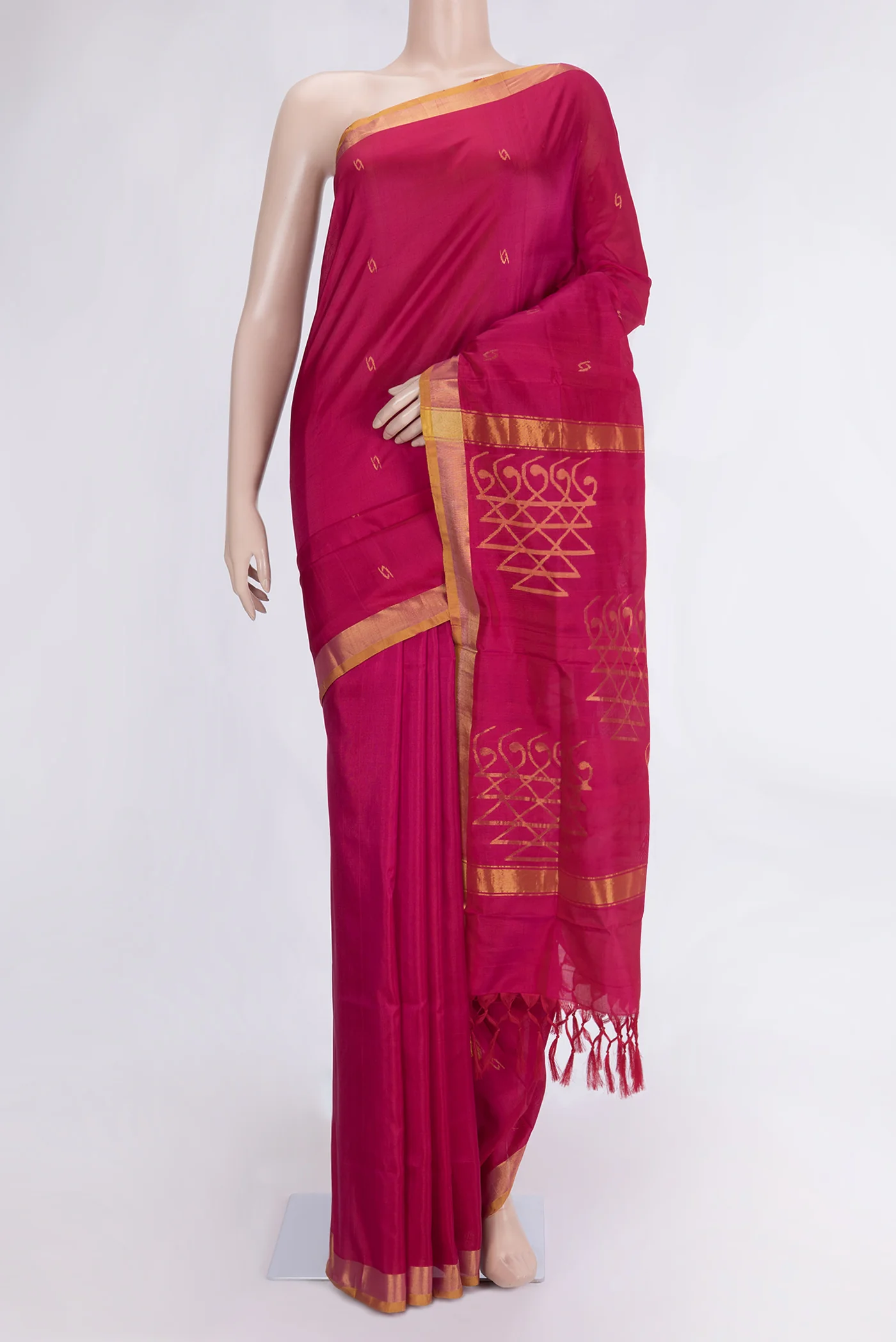 Pink Uppada Silk Saree