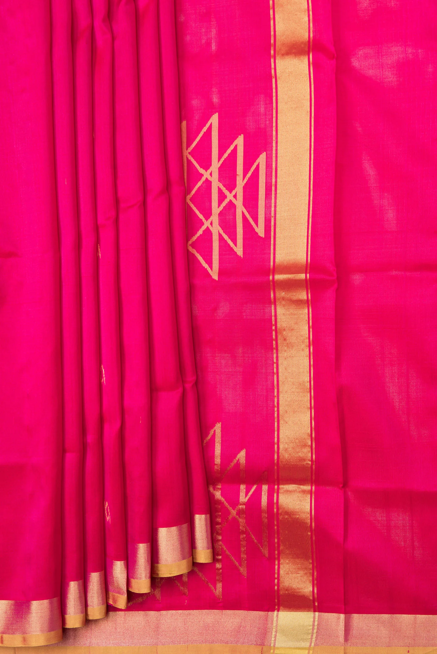 Pink Uppada Silk Saree - Image 4