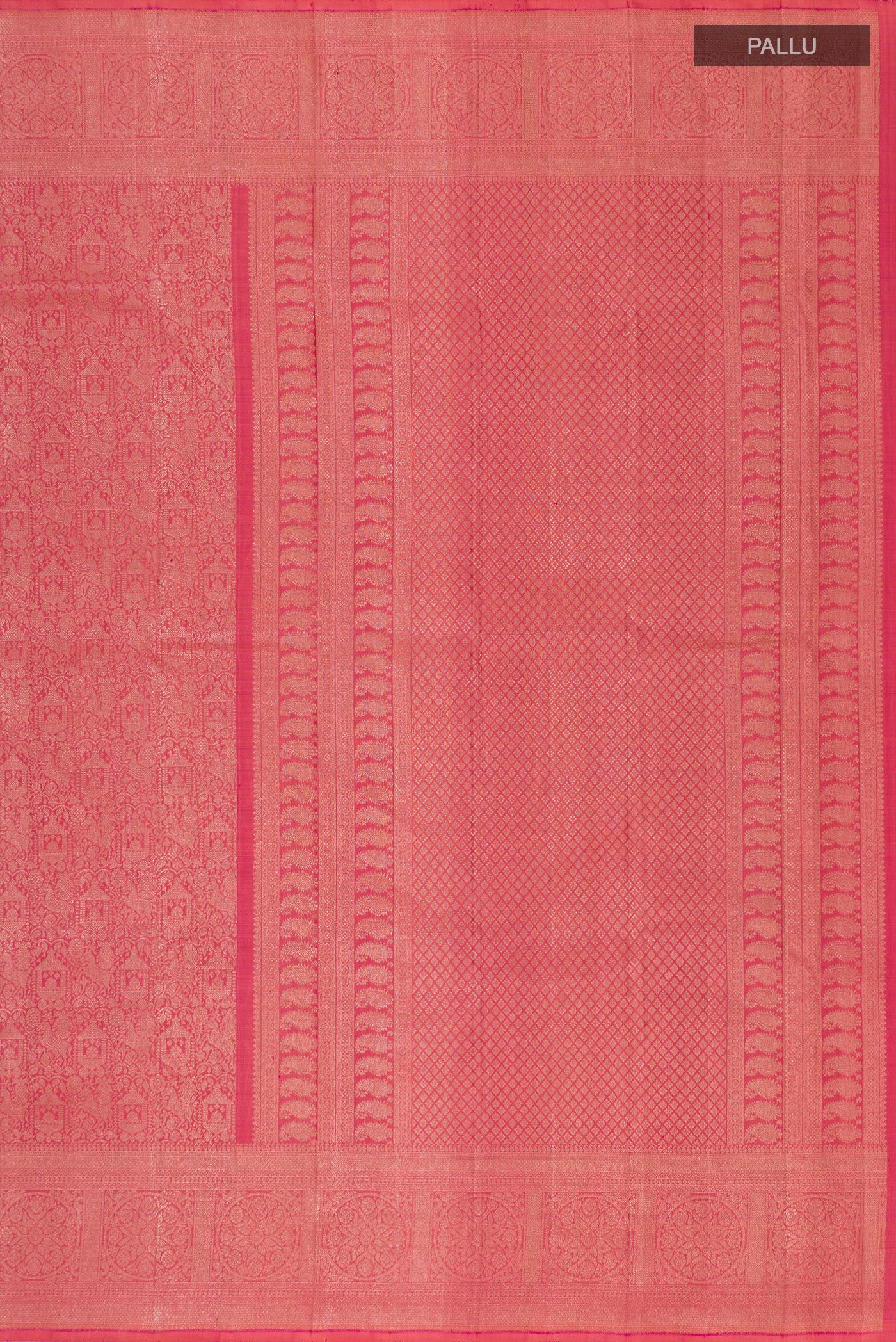 Pink Kanchipuram Silk Saree - Image 6