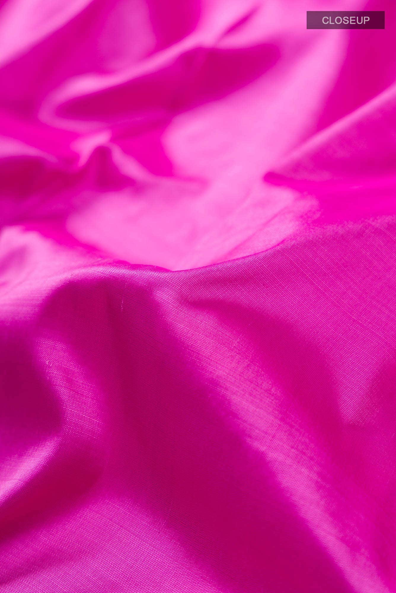 Pink Kanchipuram Silk Nine Yards Saree - Image 3