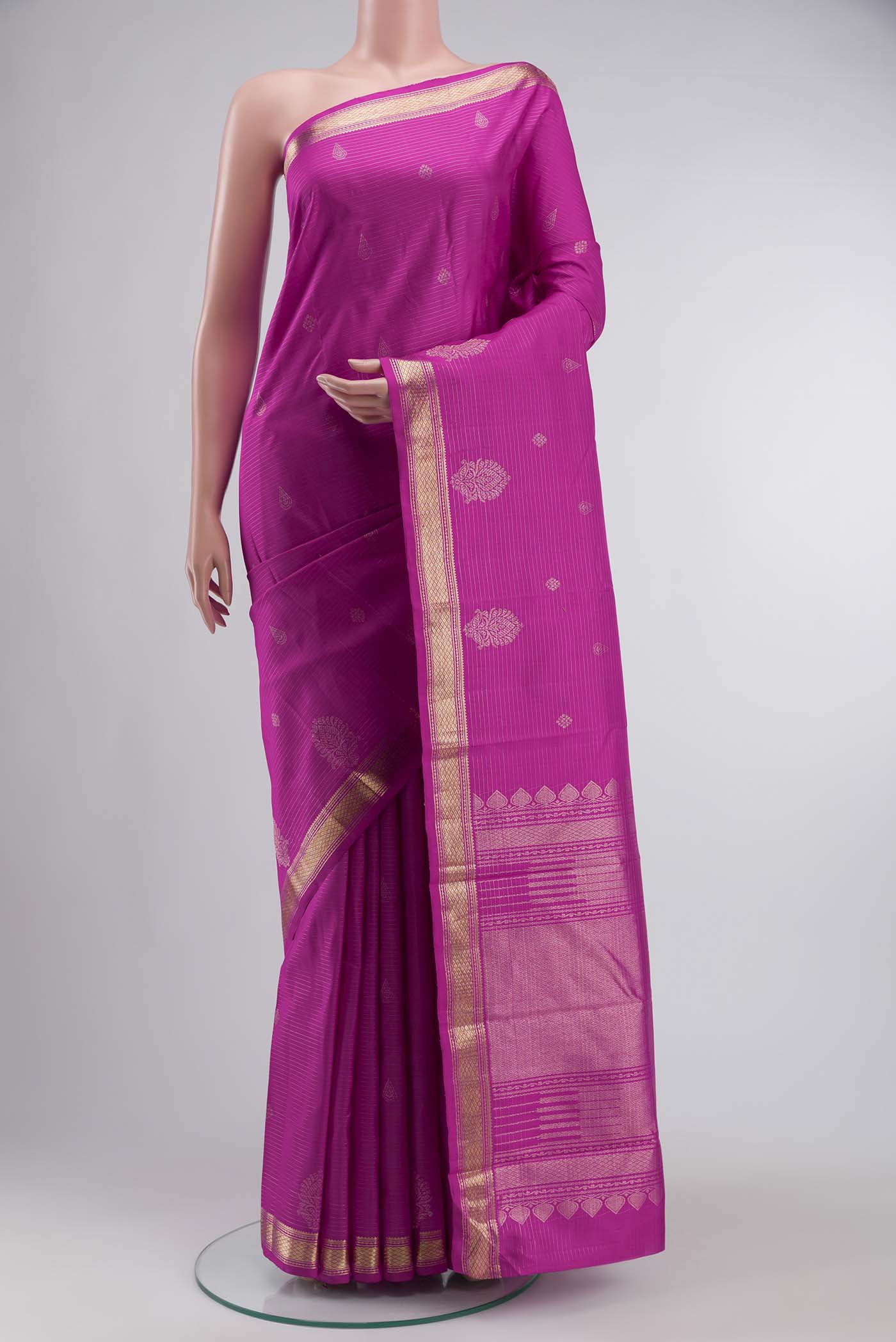 Pink Kanjivaram Silk Saree